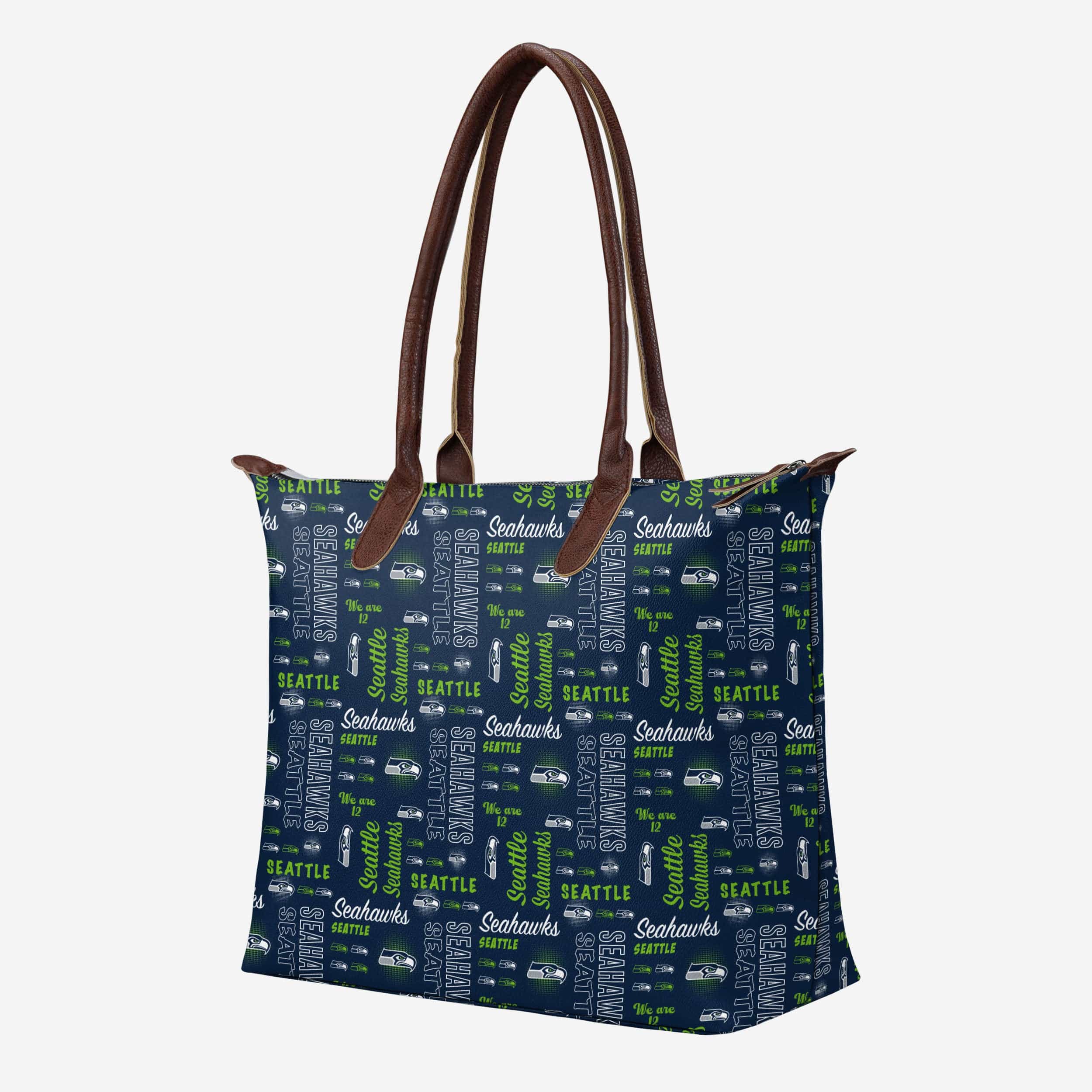 Seattle Seahawks Spirited Style Printed Tote Bag - Show Your Team Pride!