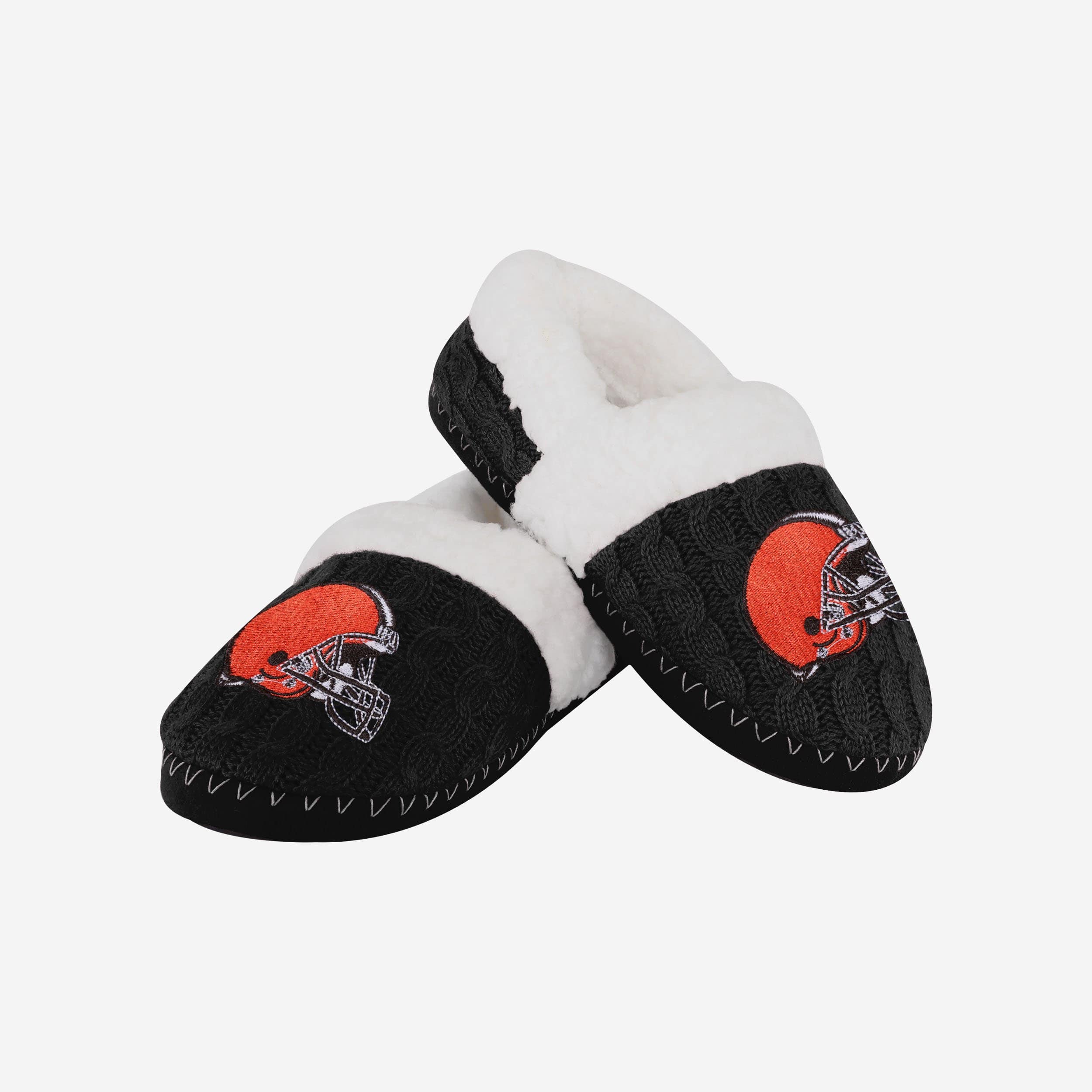 Cleveland Browns Women's Team Color Moccasin Slippers - Show Your Team Spirit in Style!
