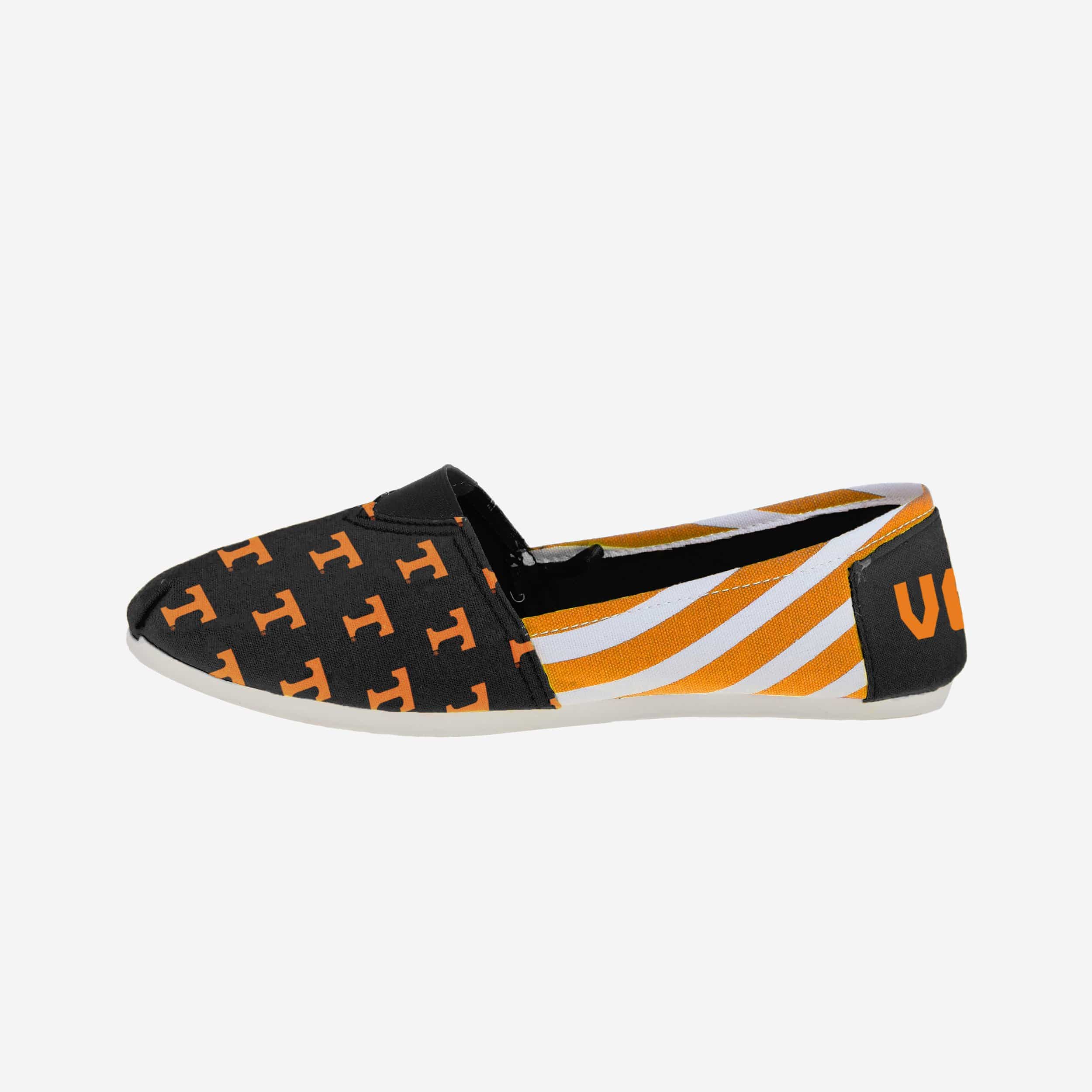 Tennessee Volunteers Stylish Women's Stripe Canvas Shoes