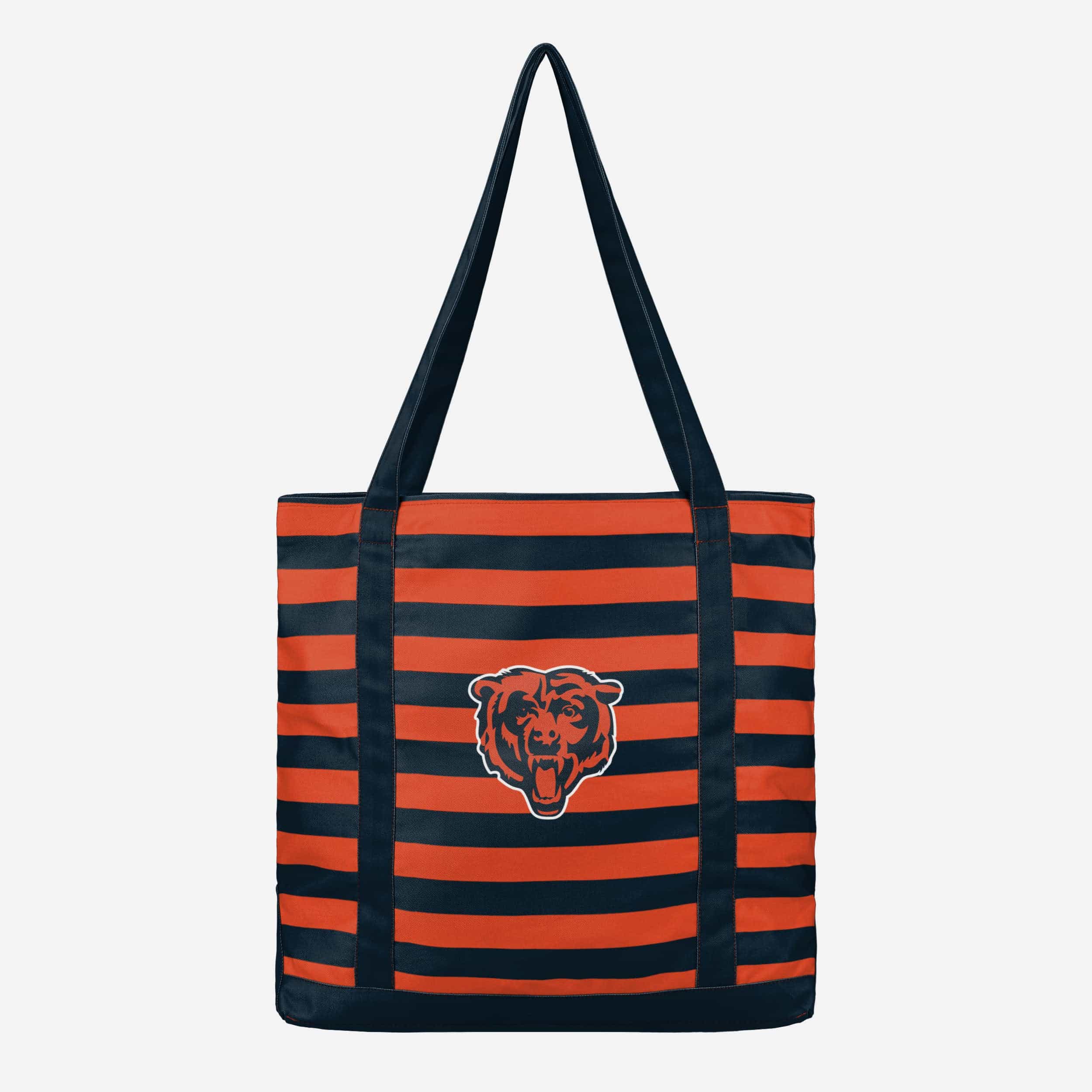 Chicago Bears Stylish Team Stripe Canvas Tote Bag - Show Your Fandom!