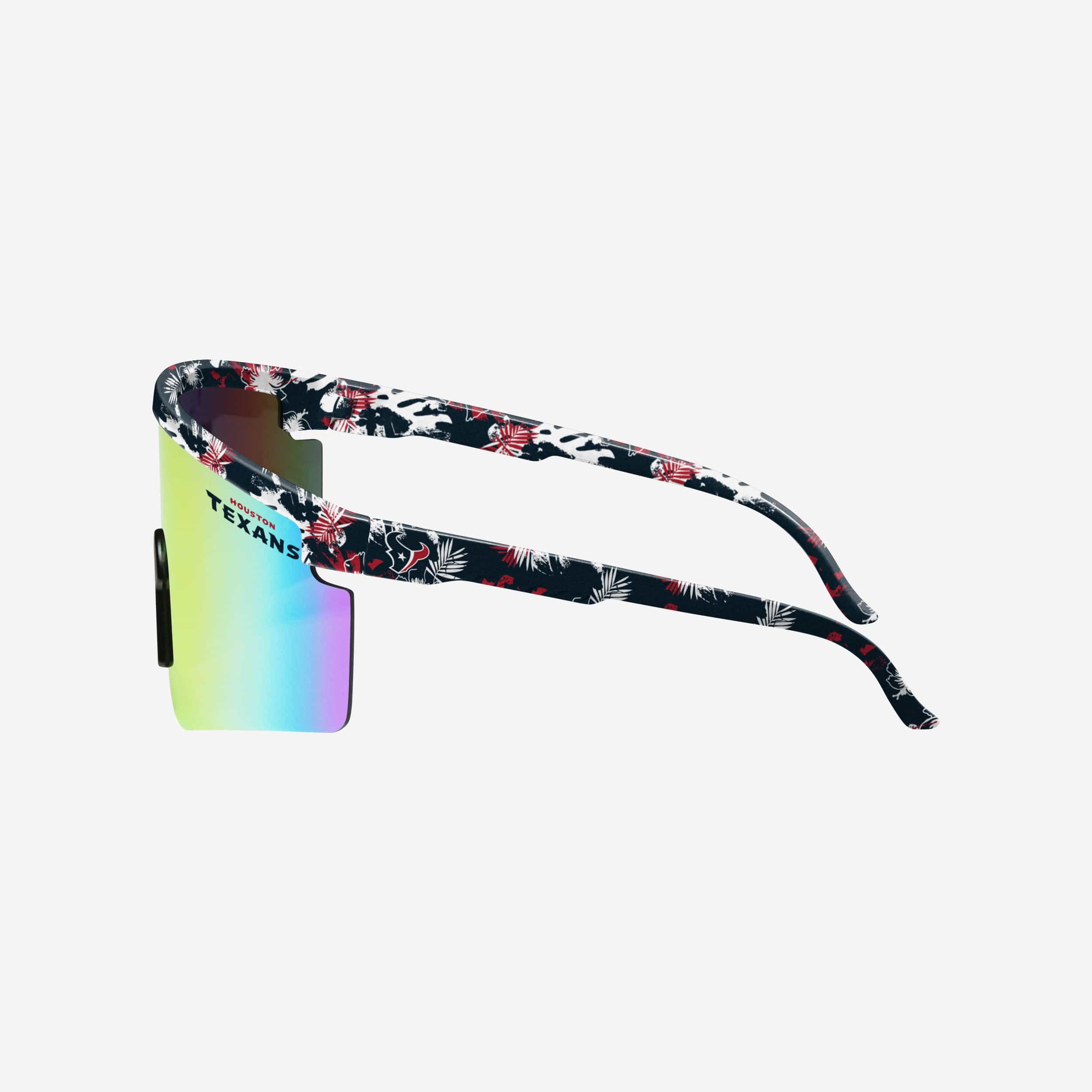 Stylish Houston Texans Floral Large Frame Sunglasses