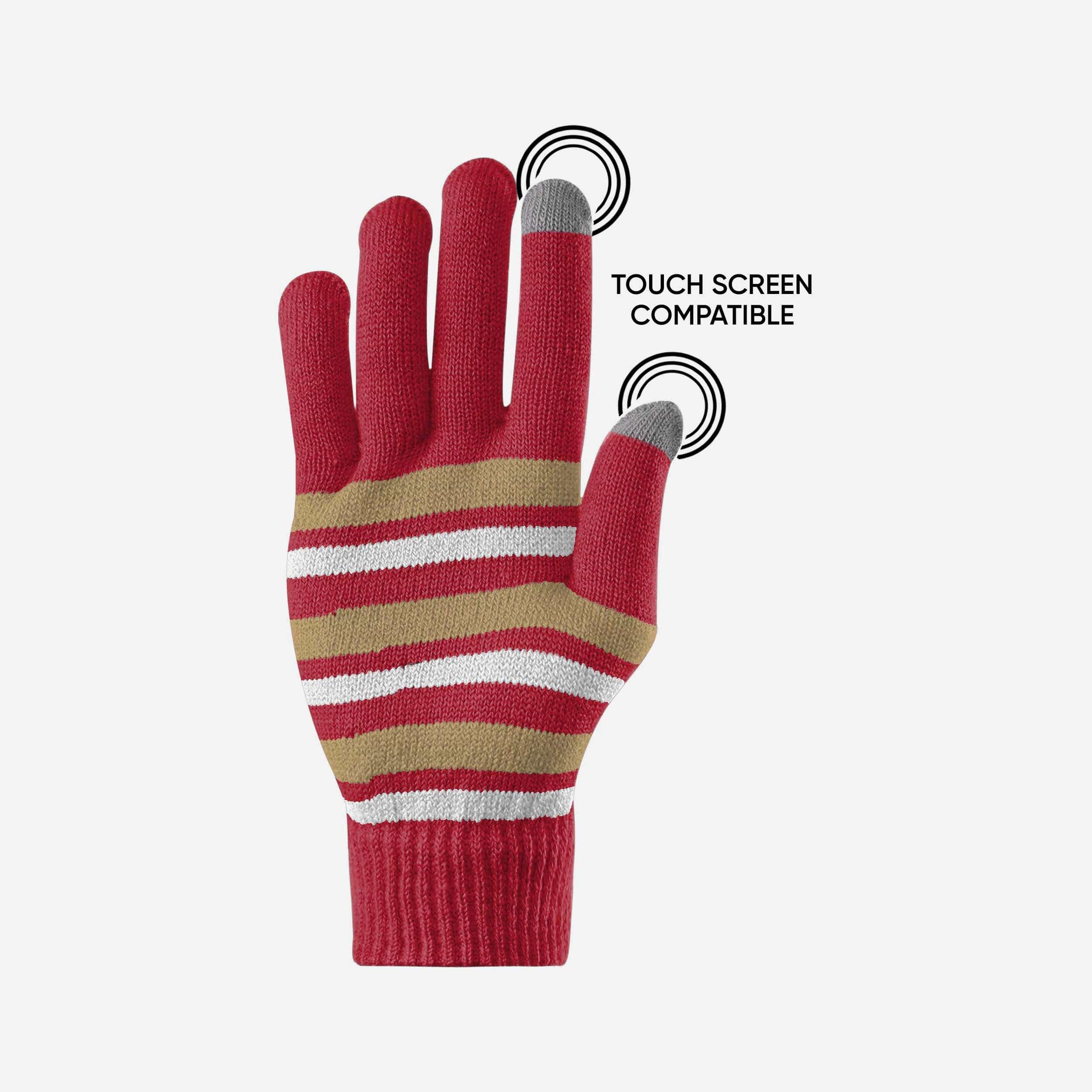 San Francisco 49ers Super Stretch Texting Gloves