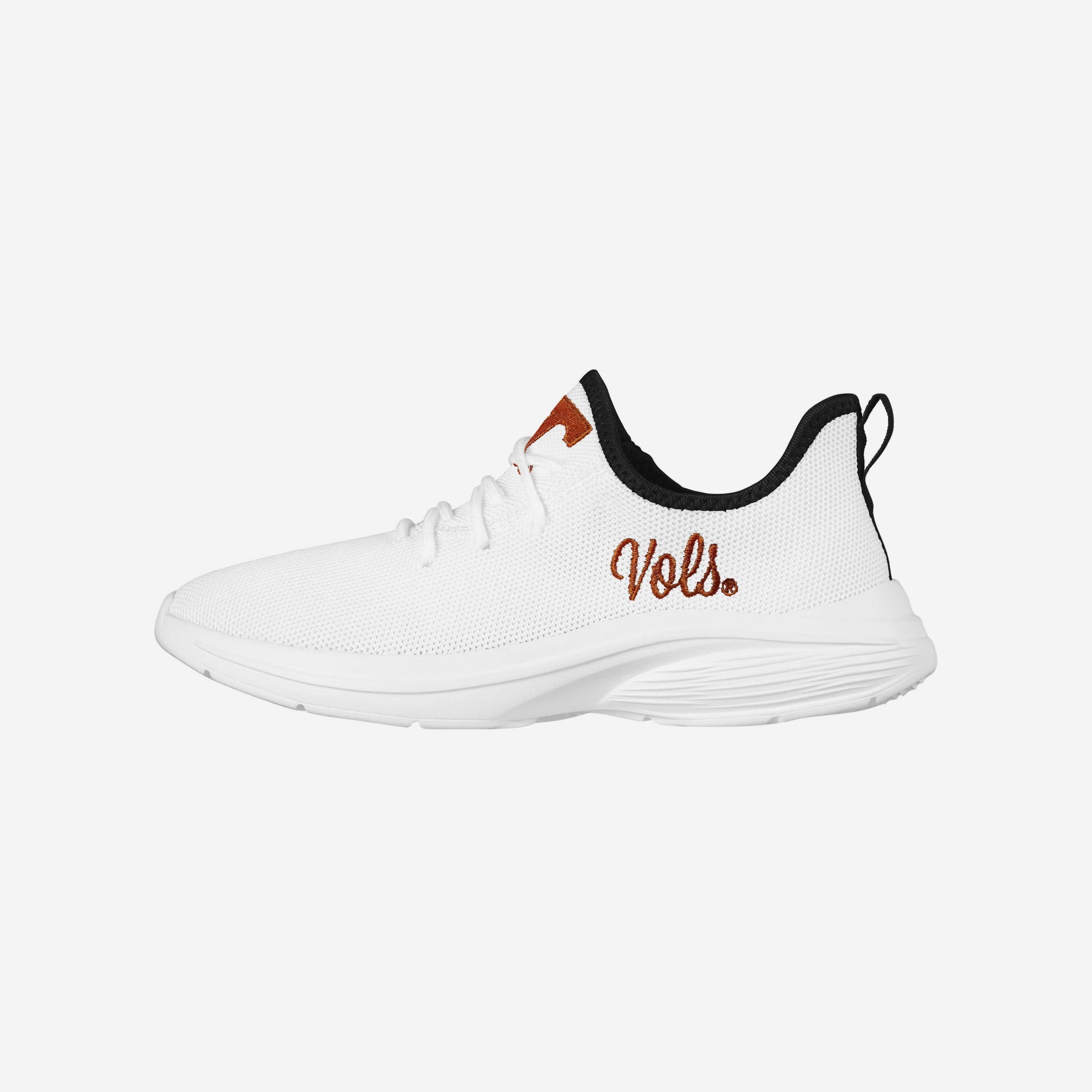 Tennessee Volunteers Women's Stylish White Midsole Sneakers