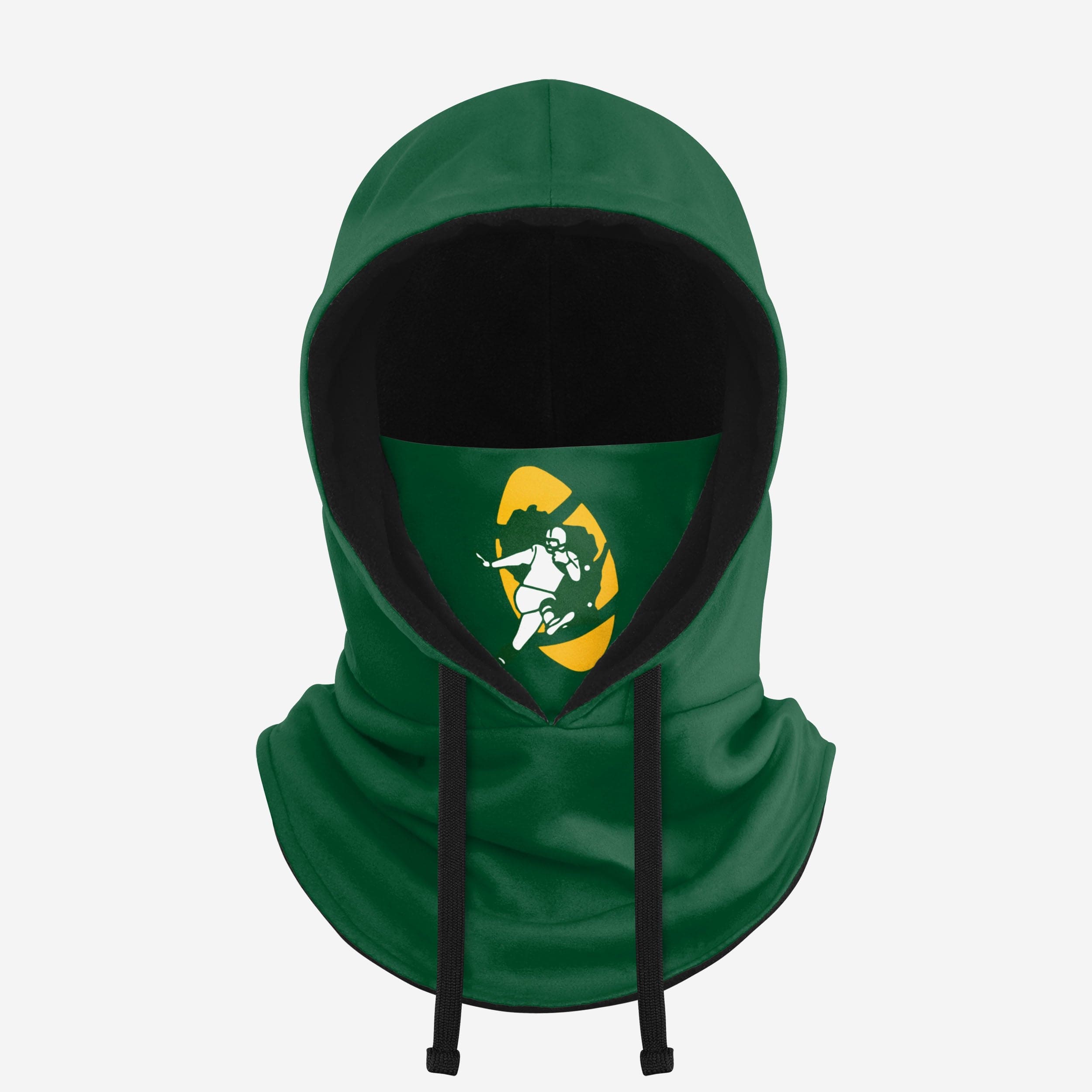 Green Bay Packers Retro Drawstring Hooded Gaiter - A Must-Have for Fans!