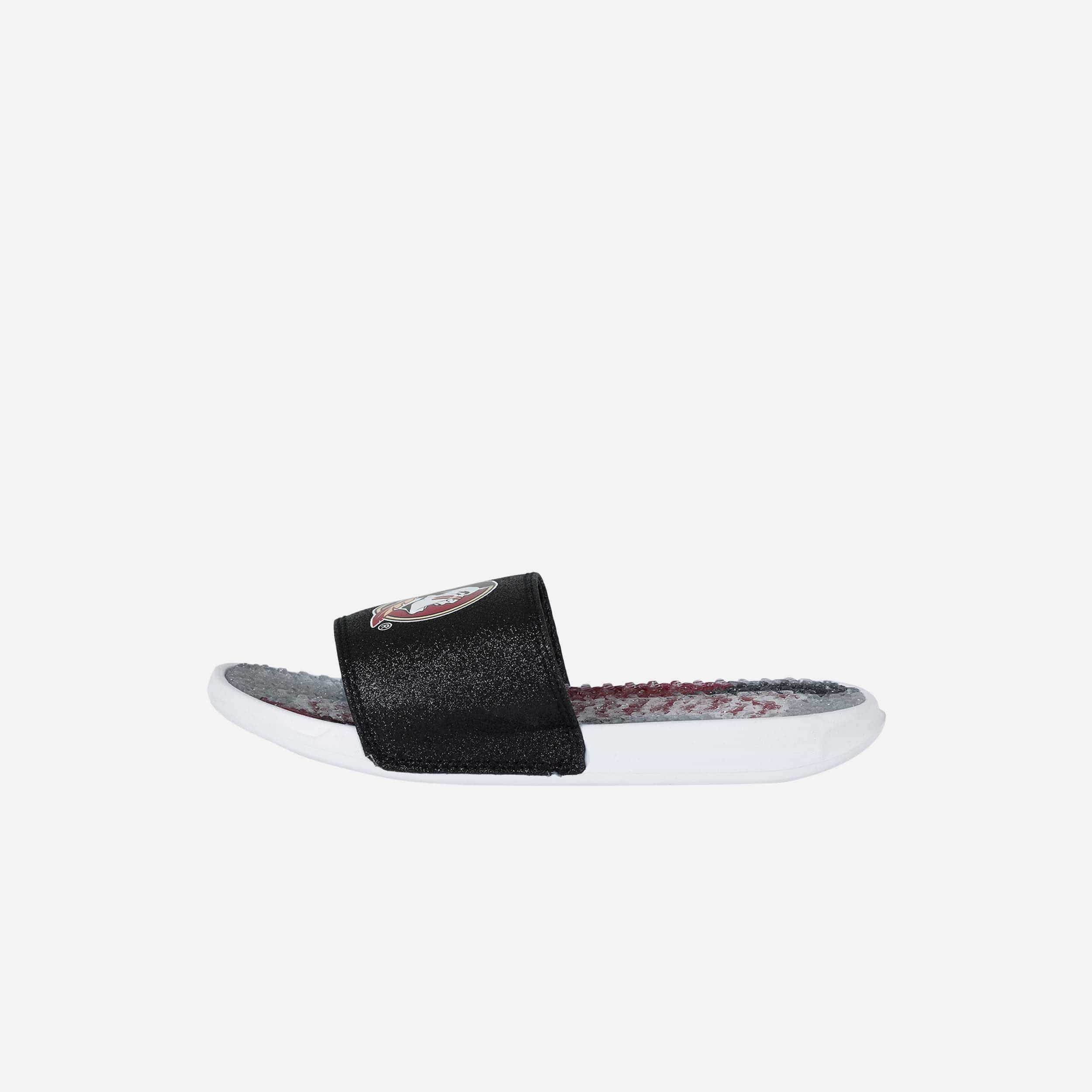Florida State Seminoles Women's Sparkling Gel Slides - Show Your Team Spirit!