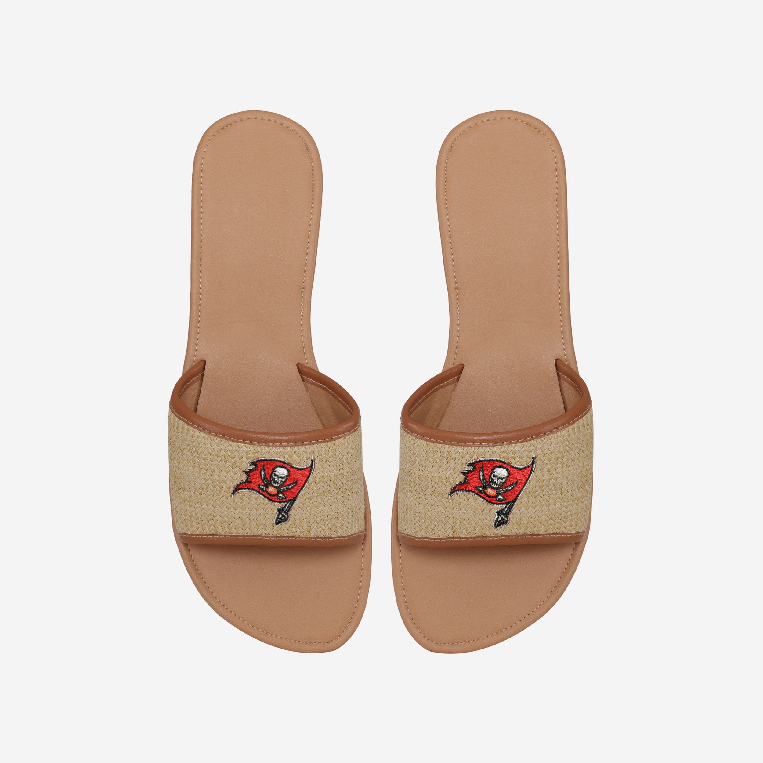 Tampa Bay Buccaneers Women's Stylish Straw Slides