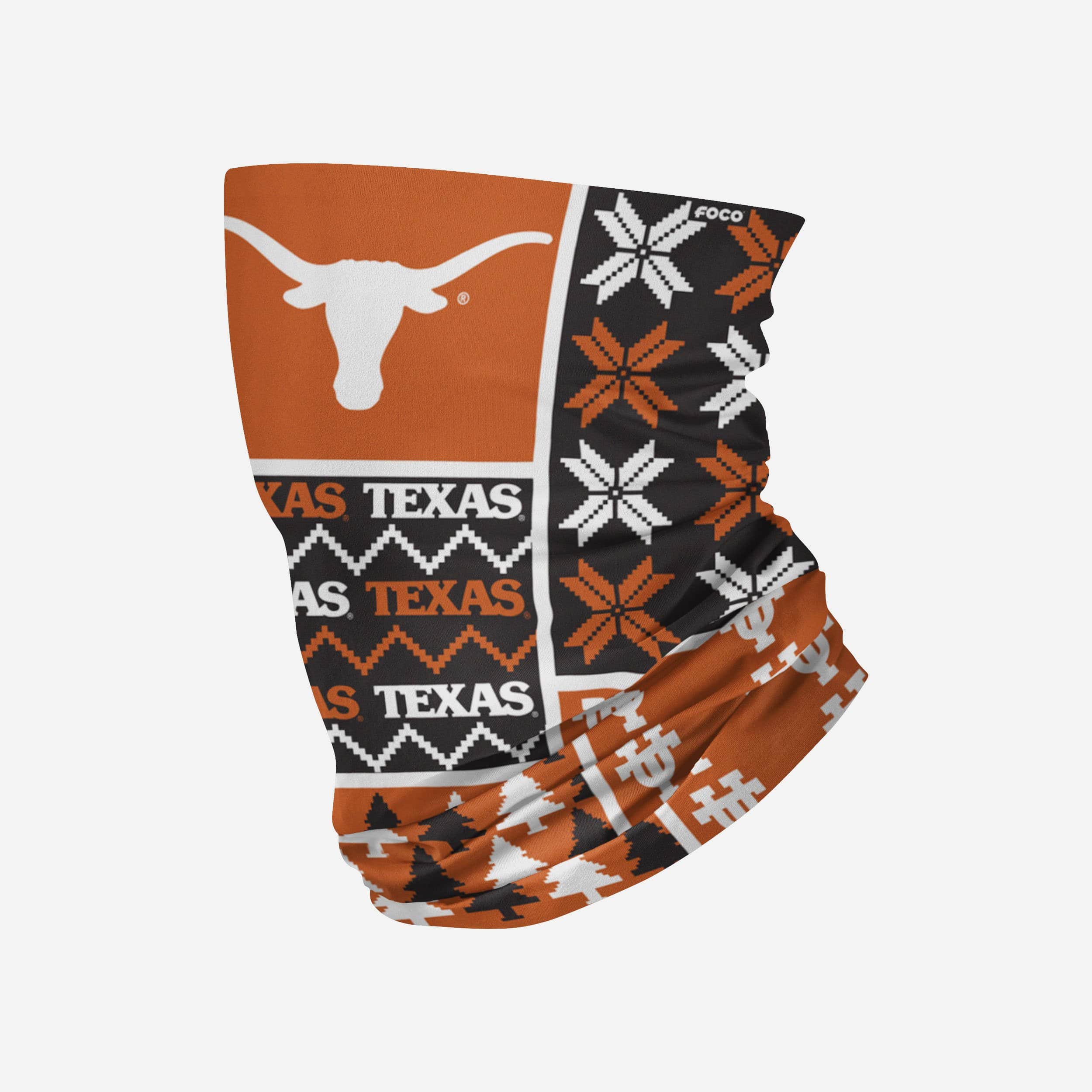 Texas Longhorns Dynamic Block Gaiter Scarf - Show Your Team Spirit!