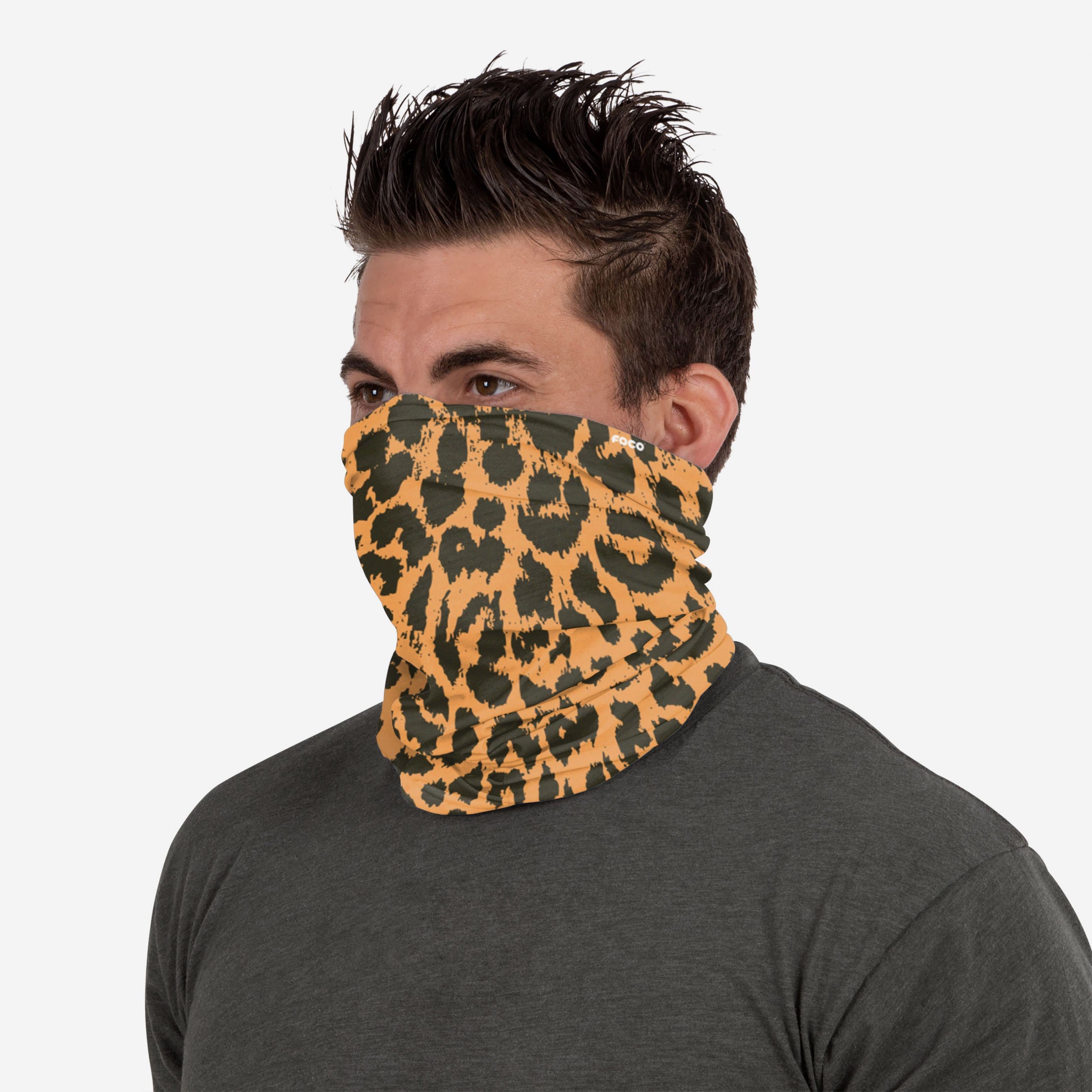 Stylish Leopard Spots Gaiter Scarf - A Must-Have Fashion Accessory