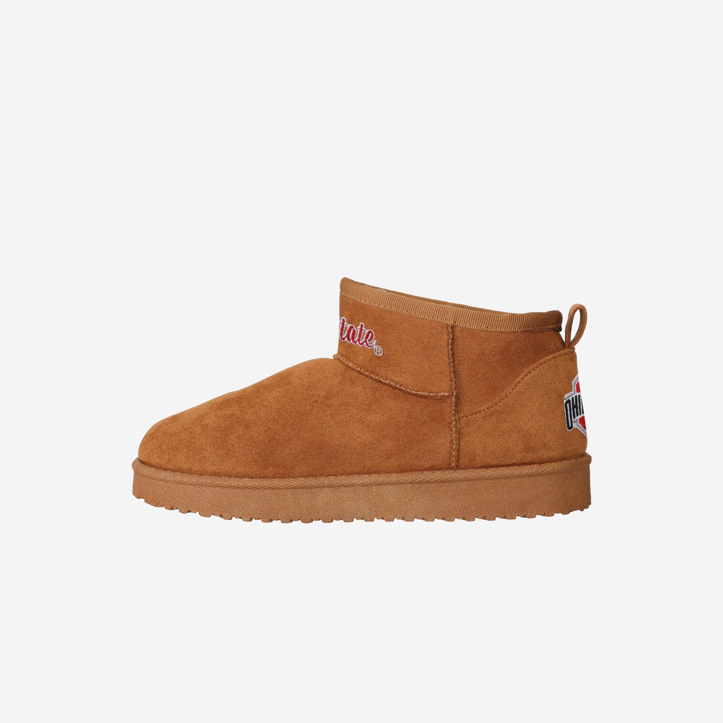 Ohio State Buckeyes Women's Team Logo Fuzzy Fan Boots - The Ultimate Footwear for Fans!