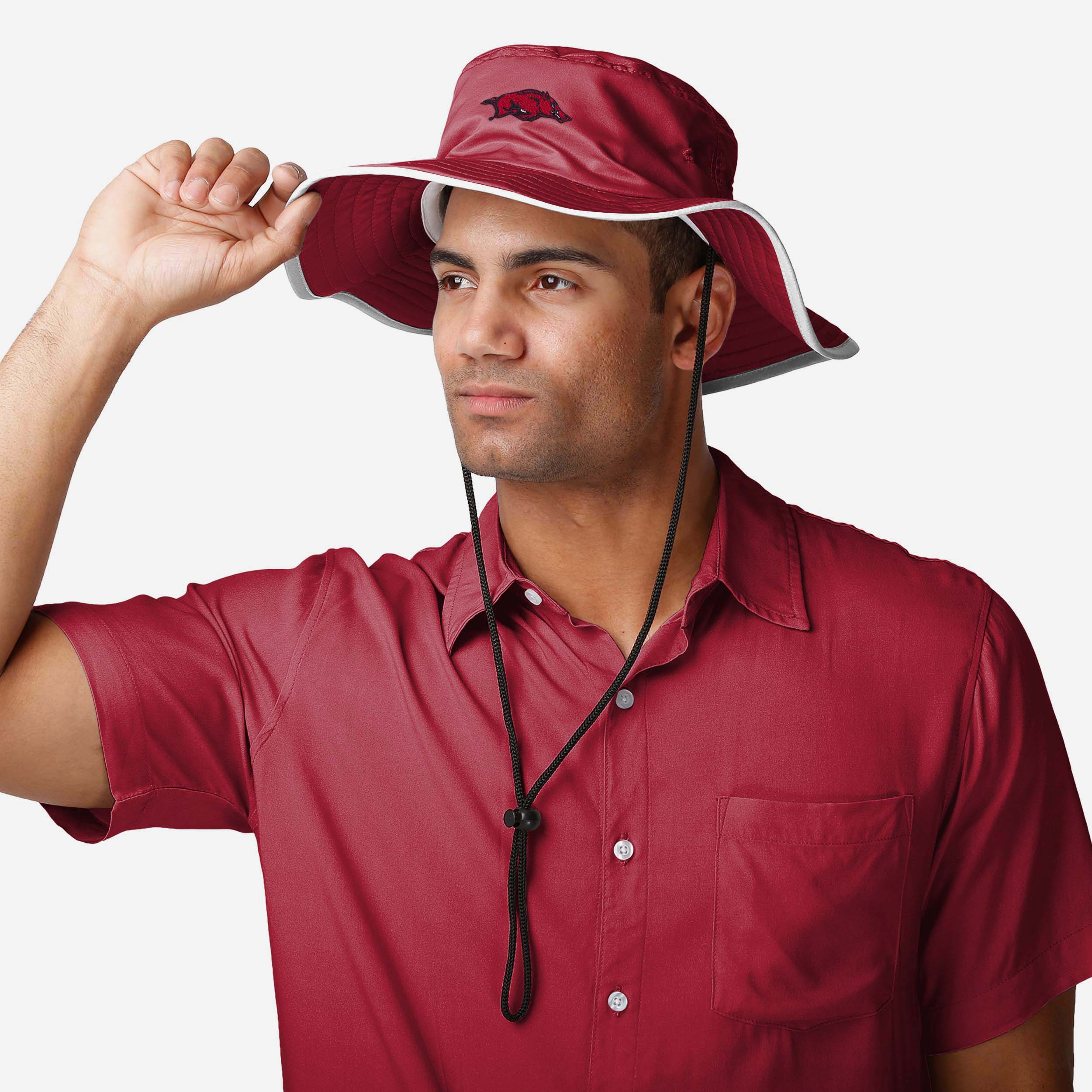 Arkansas Razorbacks Stylish Solid Boonie Hat - Game Day Essential