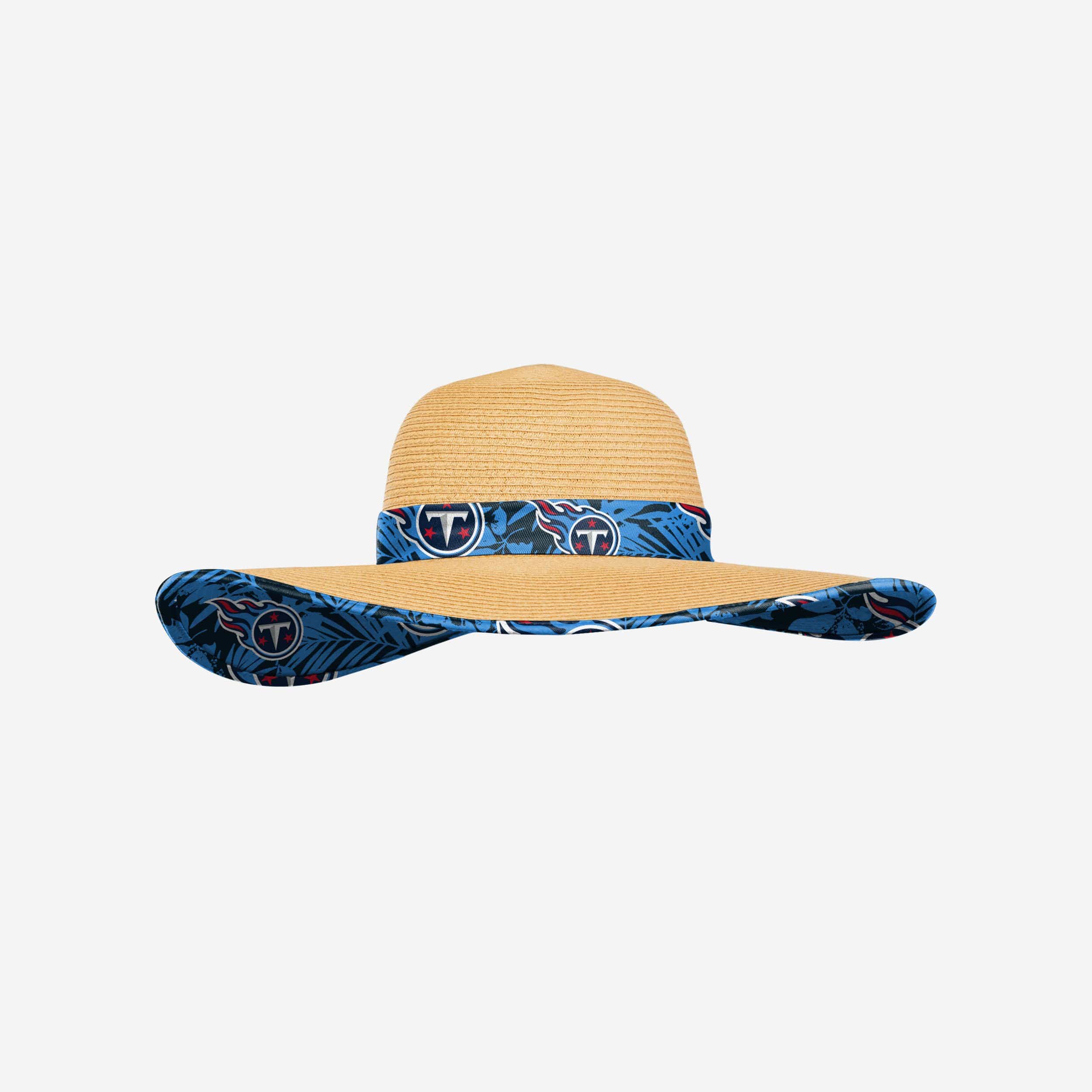 Tennessee Titans Women's Stunning Floral Straw Hat