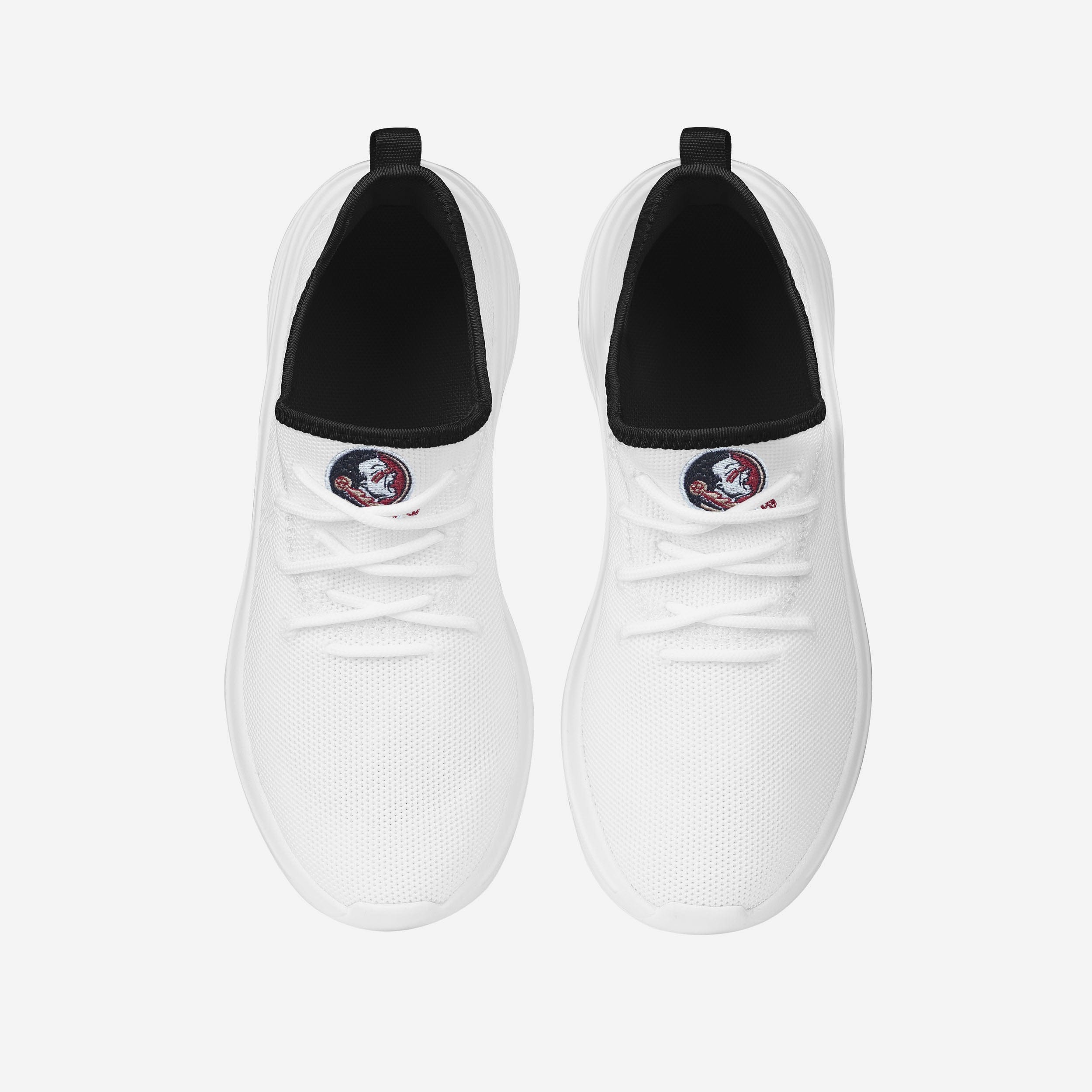 Stylish Florida State Seminoles Women's White Midsole Sneakers