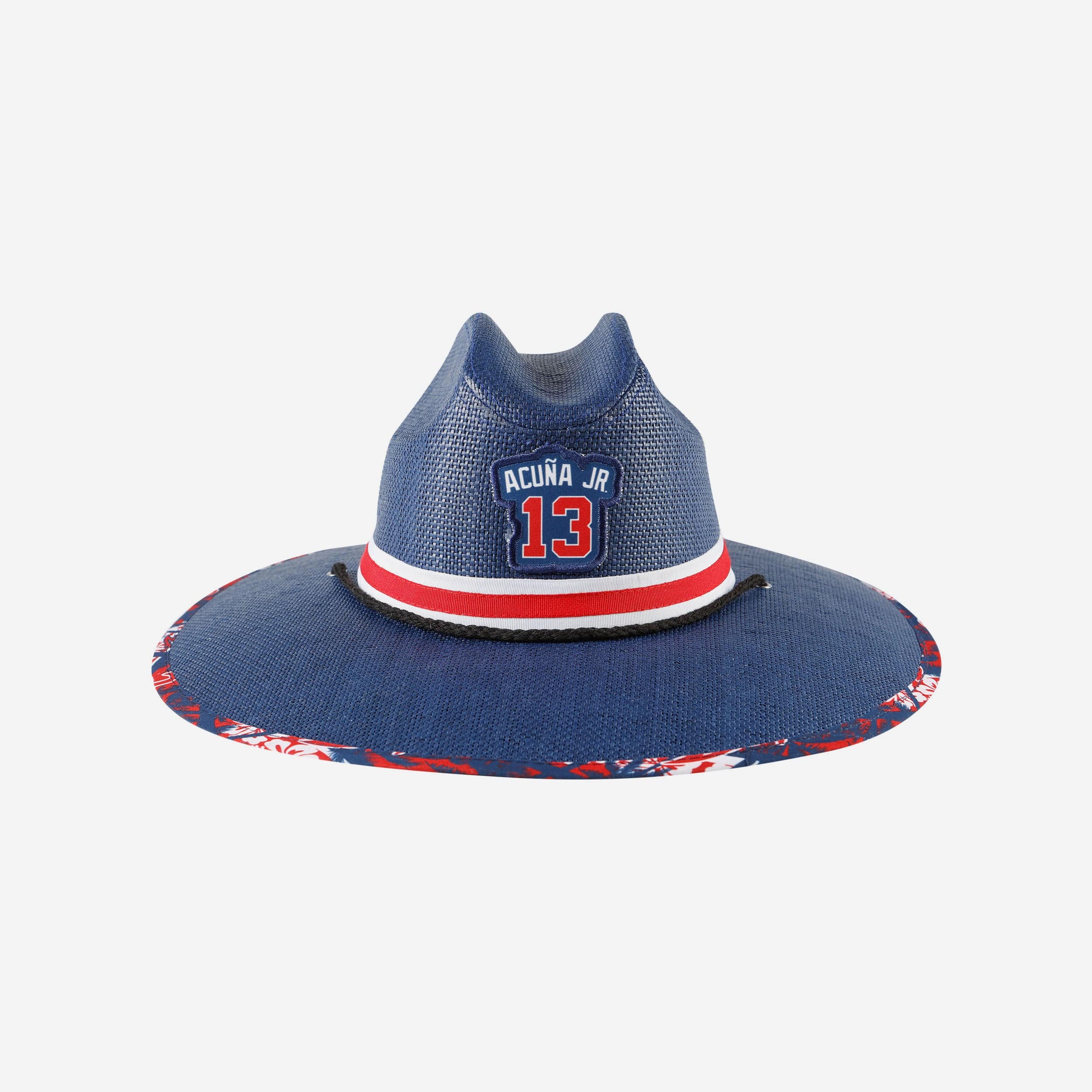 Ronald Acuna Jr's Atlanta Braves Superstar Straw Hat