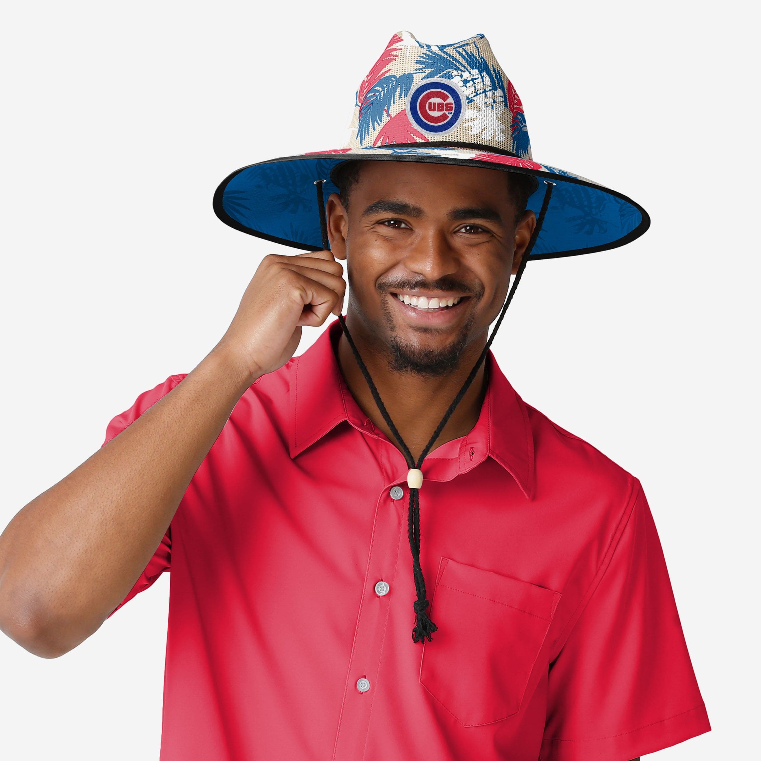Gorgeous Chicago Cubs Floral Straw Hat - A Must - Have for Fans!