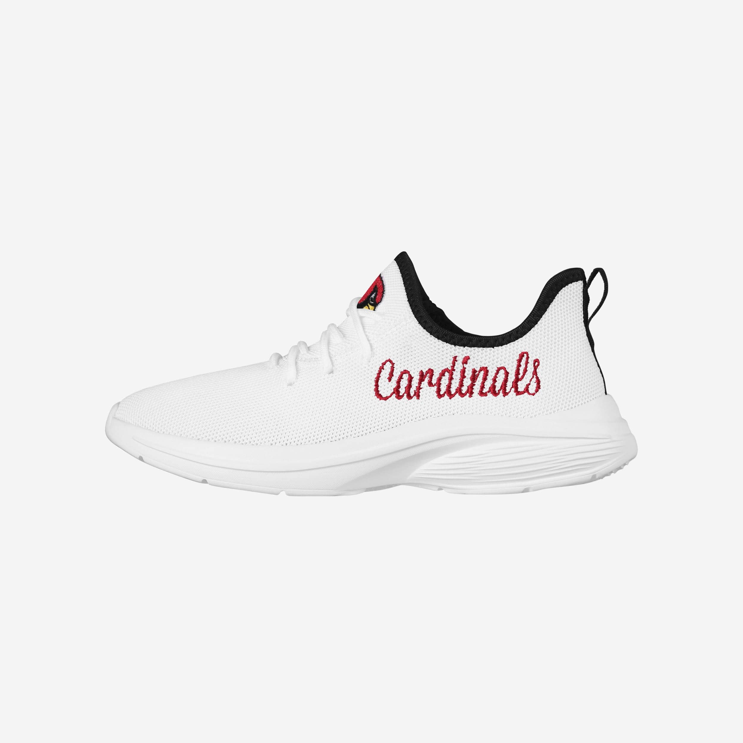 Stylish Arizona Cardinals Women's White Midsole Sneakers