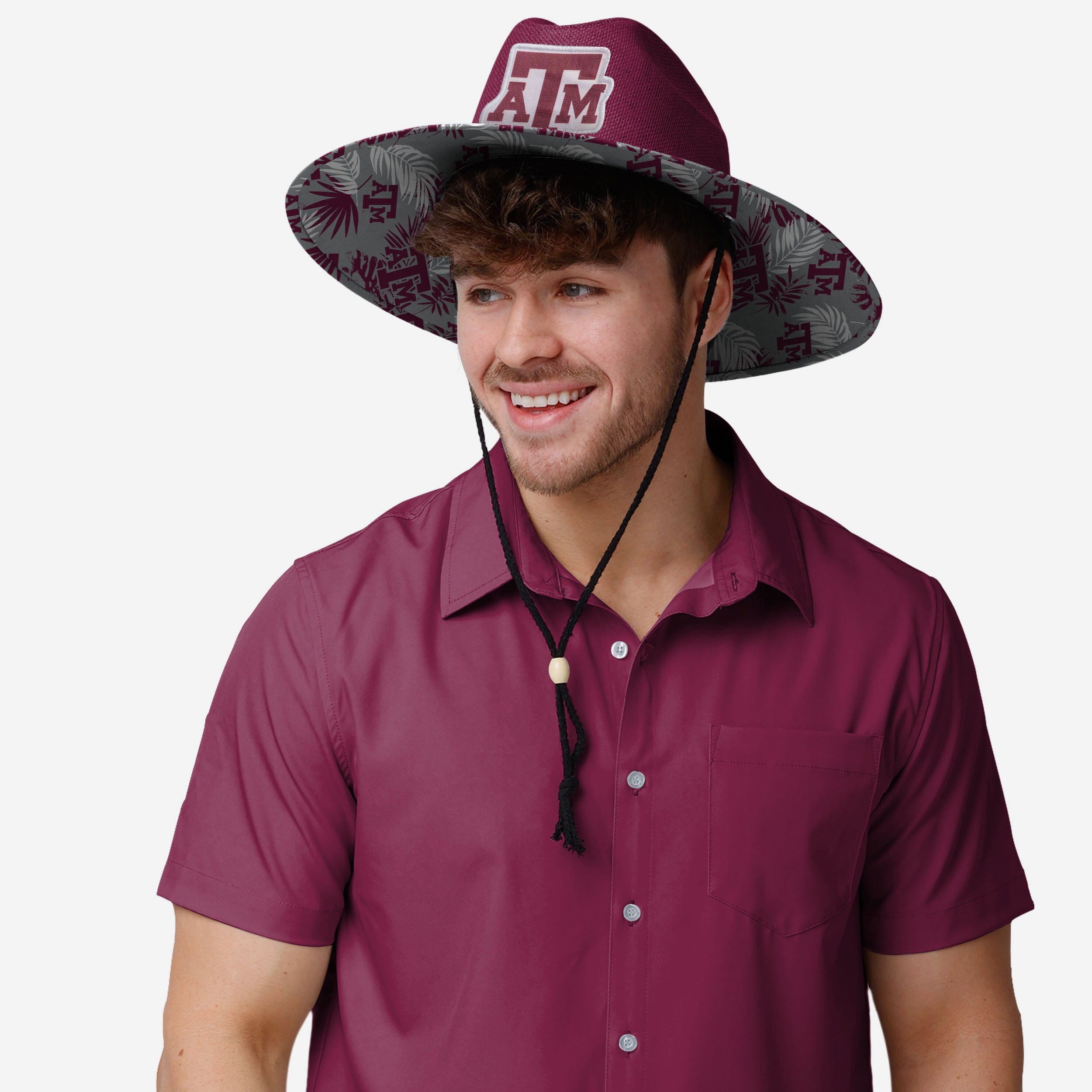 Texas A&M Aggies Team Color Straw Hat - The Ultimate Spirit Gear