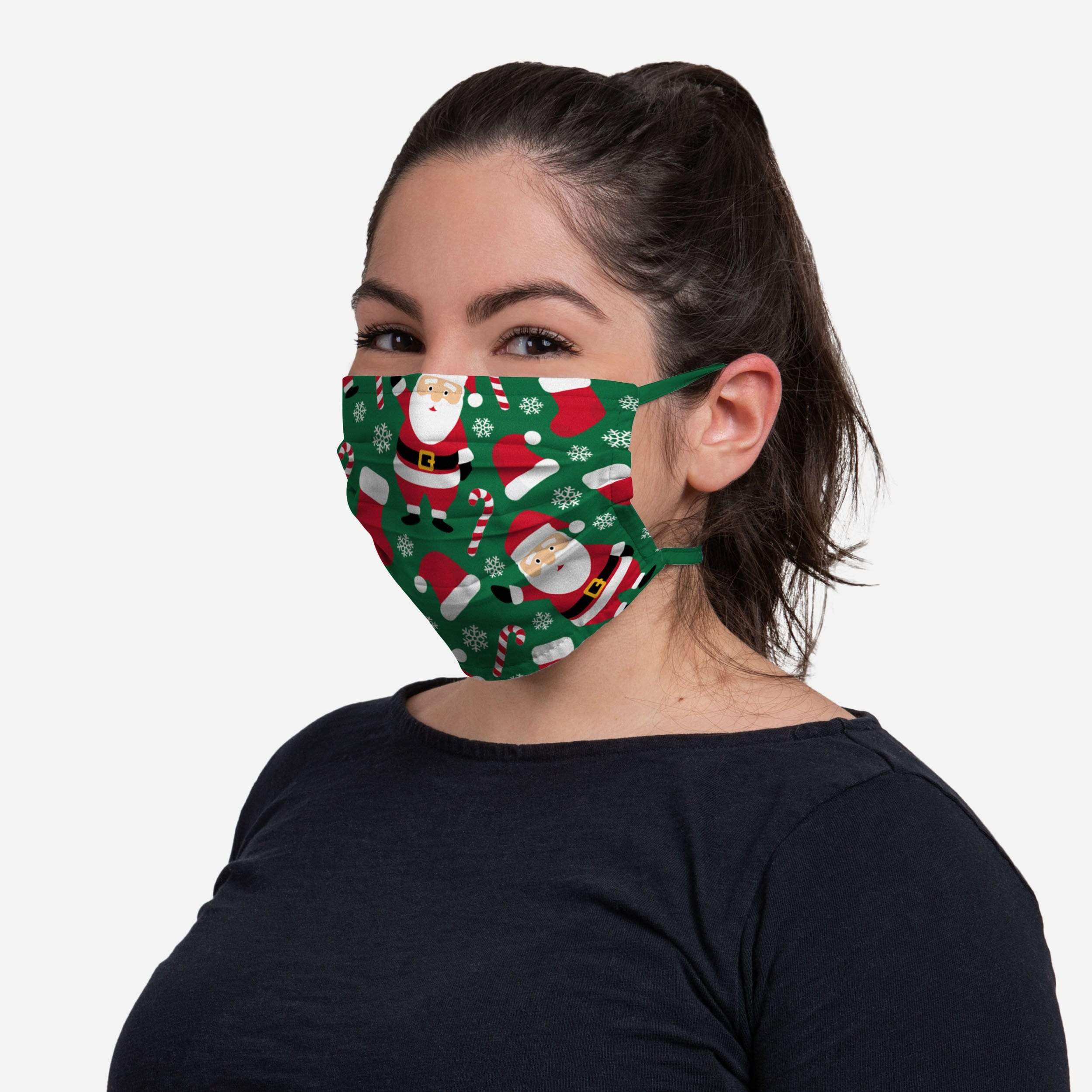 Gorgeous Repeat Santa Tie-Back Face Cover