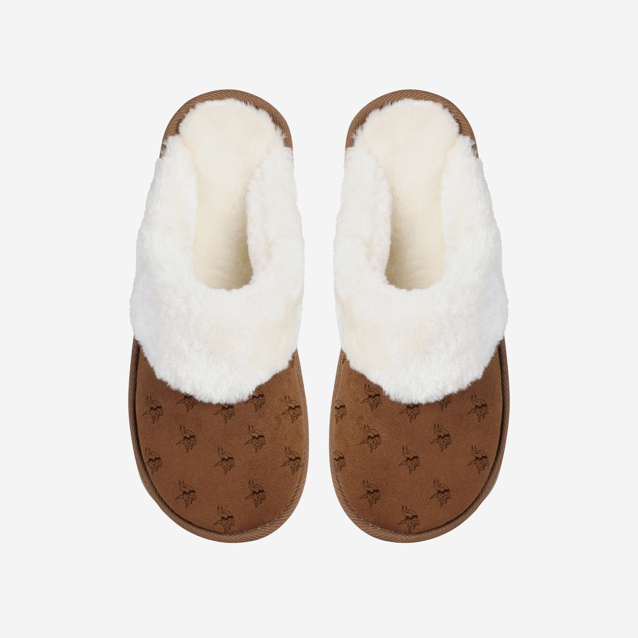 Minnesota Vikings Women's Stylish Repeat Logo Moccasin Slippers