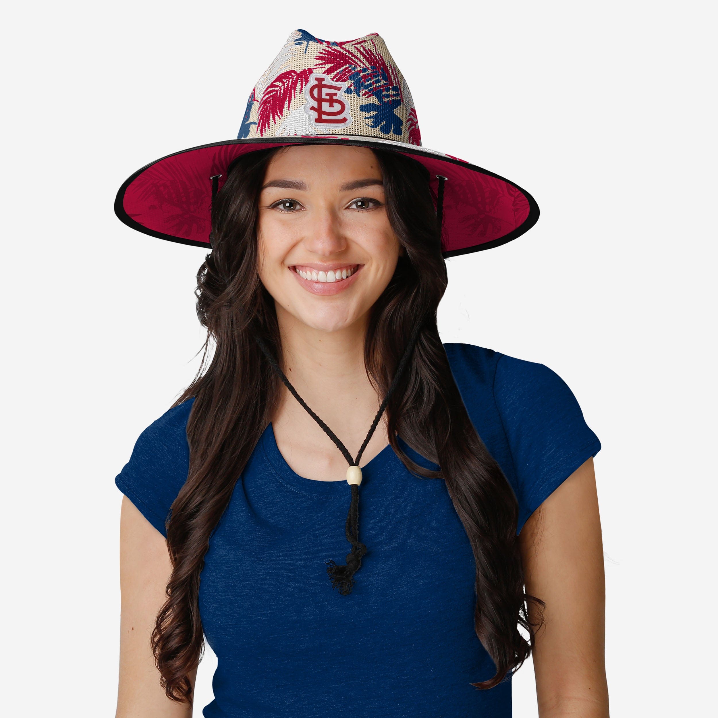 St Louis Cardinals Floral Fantasy Straw Hat