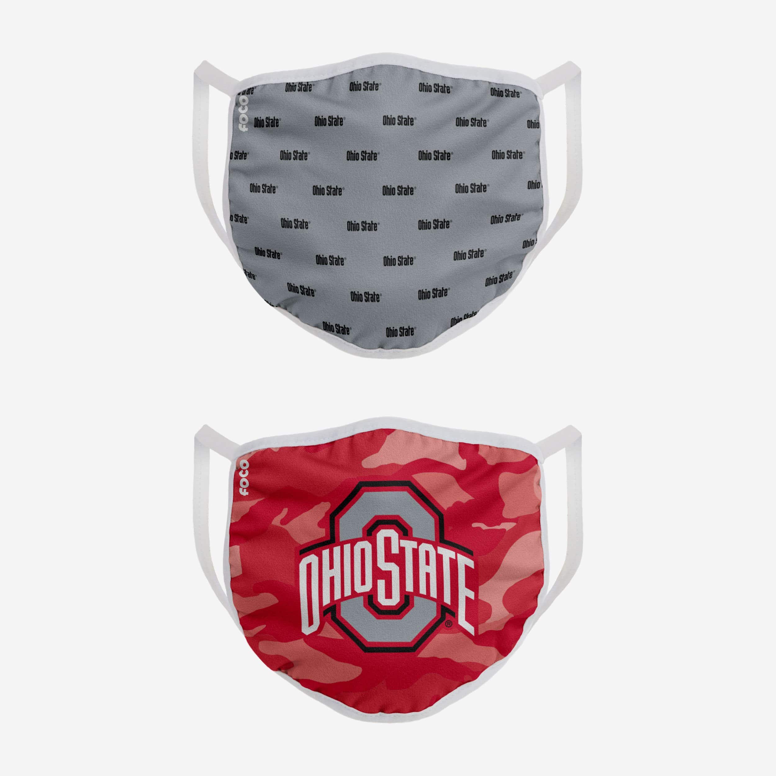 Ohio State Buckeyes 2-Pack Clutch Face Covers - Show Your Team Spirit!