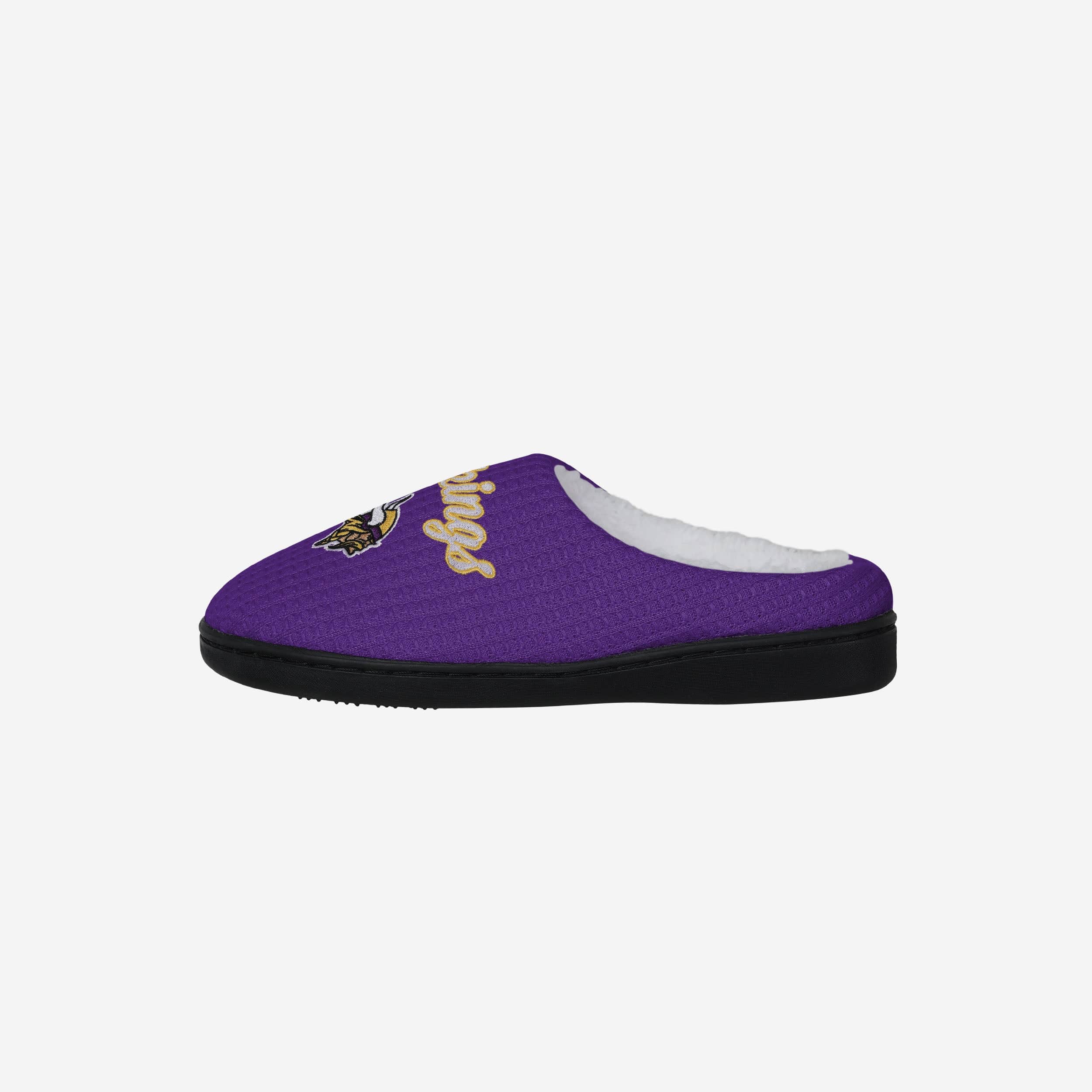 Minnesota Vikings Women's Cozy Sherpa Lined Memory Foam Slippers