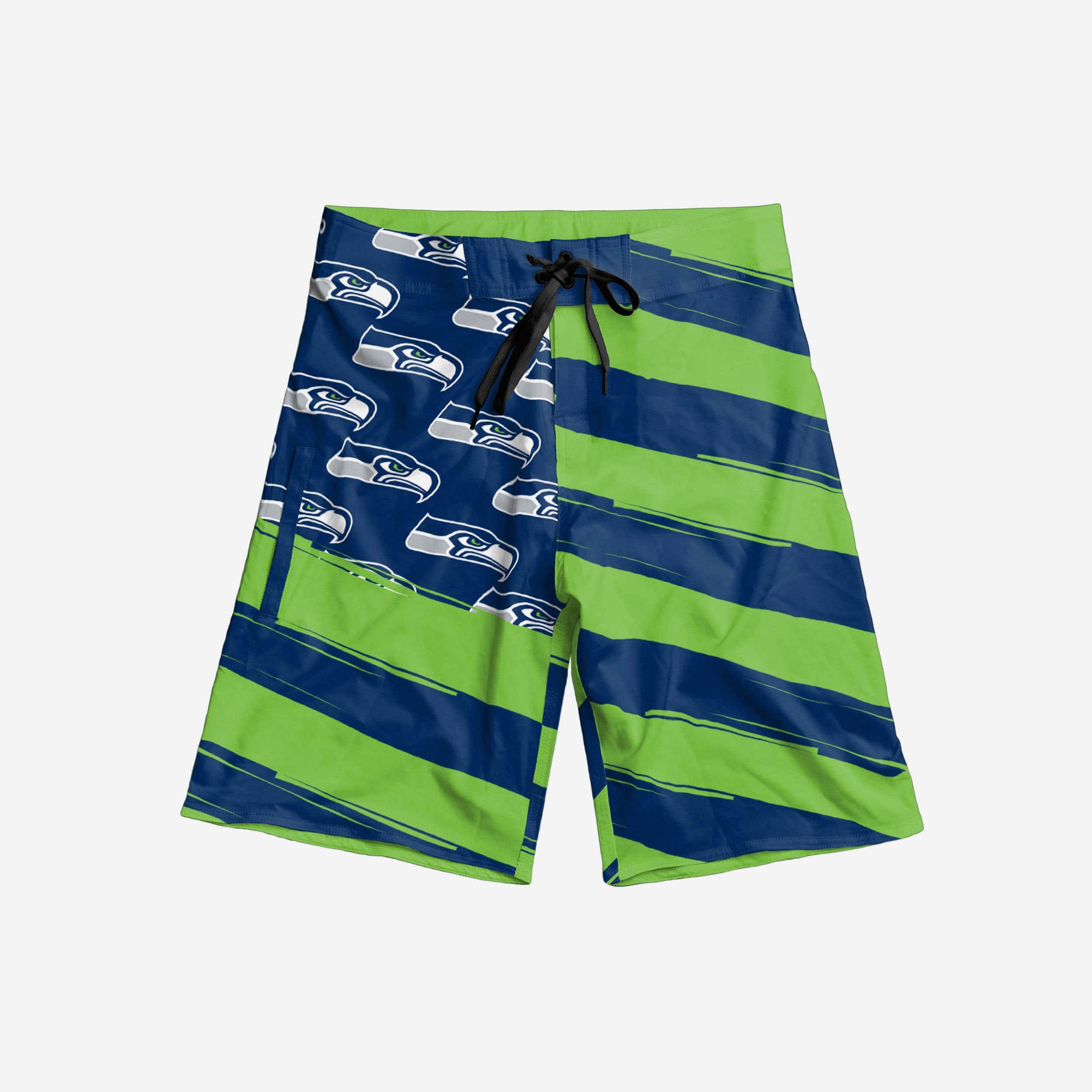 Seattle Seahawks Diagonal Flag Boardshorts - The Ultimate Fashion Statement