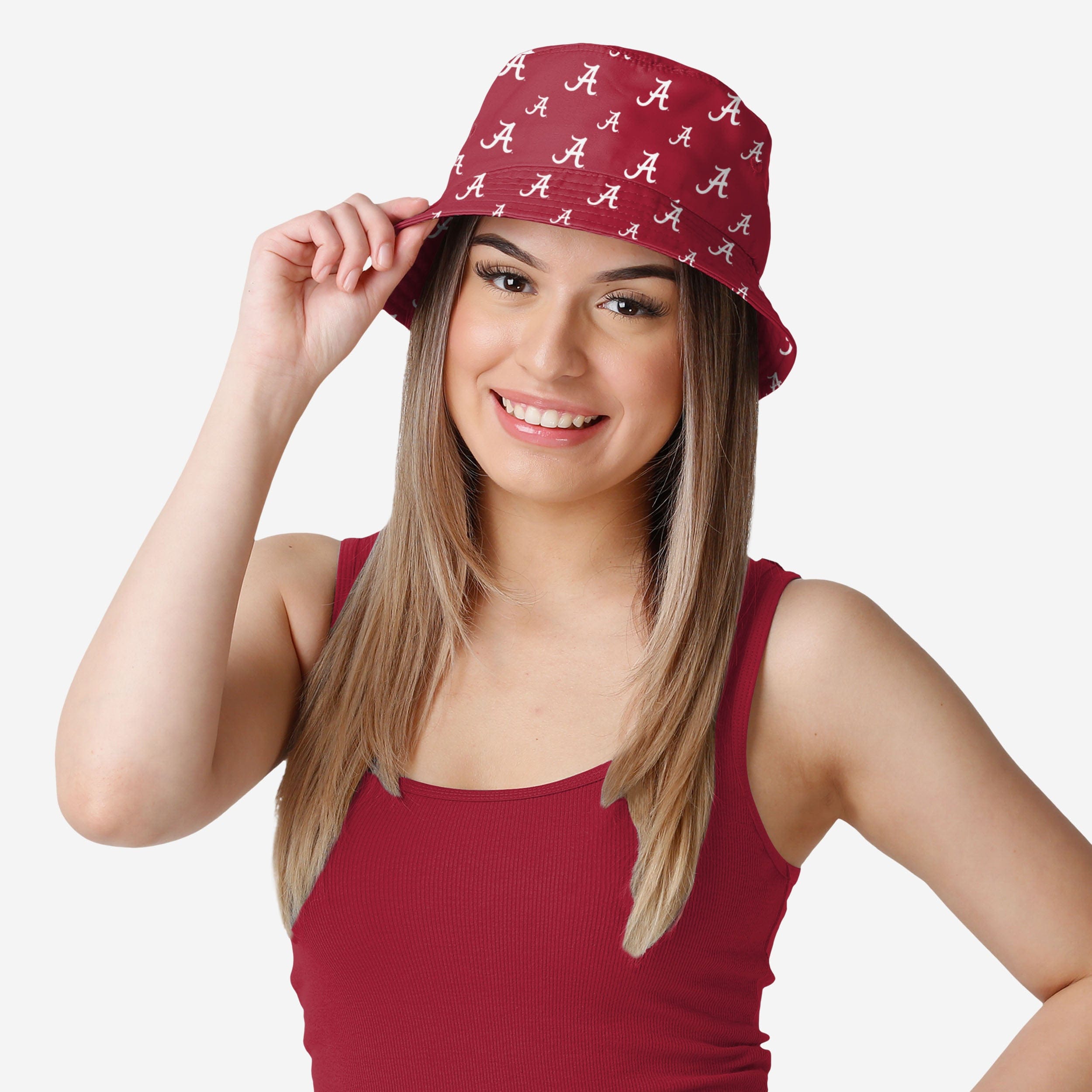 Alabama Crimson Tide Stylish Mini Print Bucket Hat