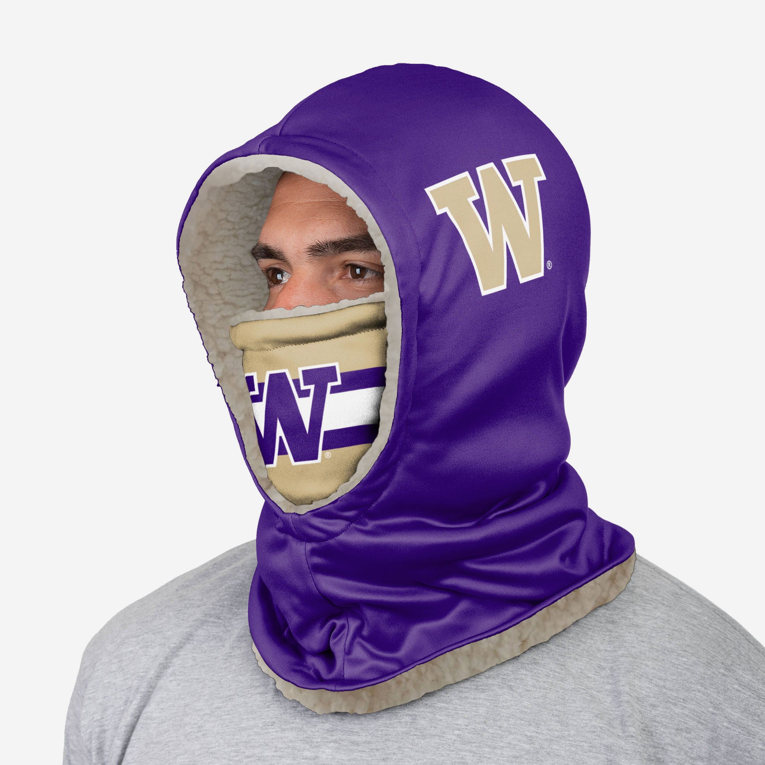 Washington Huskies Thematic Hooded Gaiter - Show Your Team Spirit!