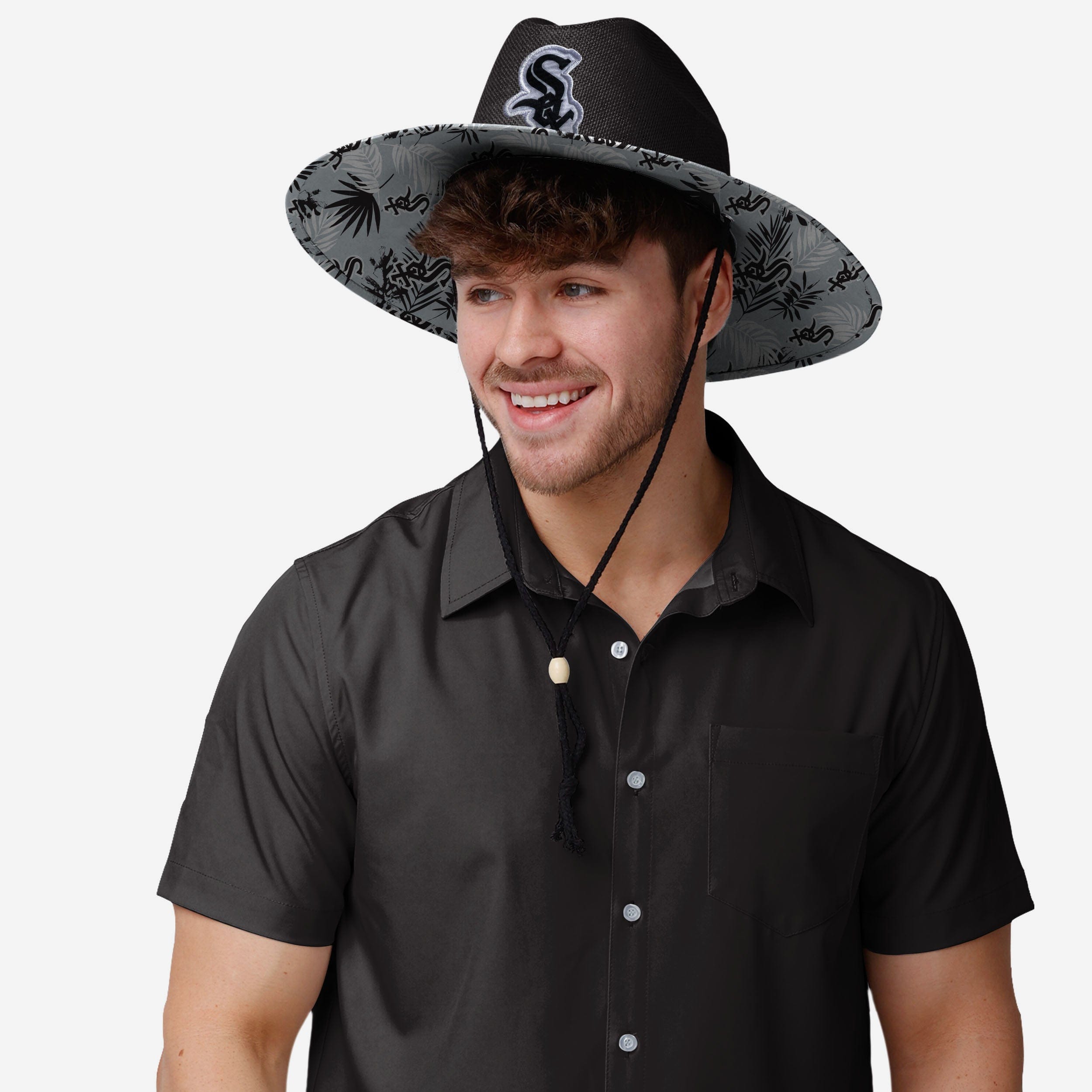Chicago White Sox Team Color Straw Hat - Show Your Team Spirit!