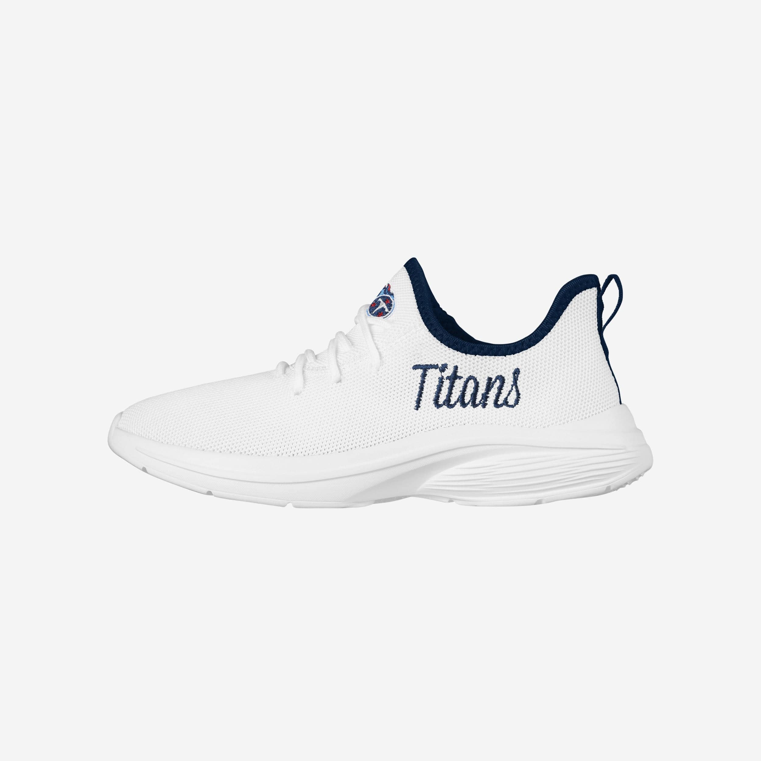 Tennessee Titans Women's Stunning White Midsole Sneakers