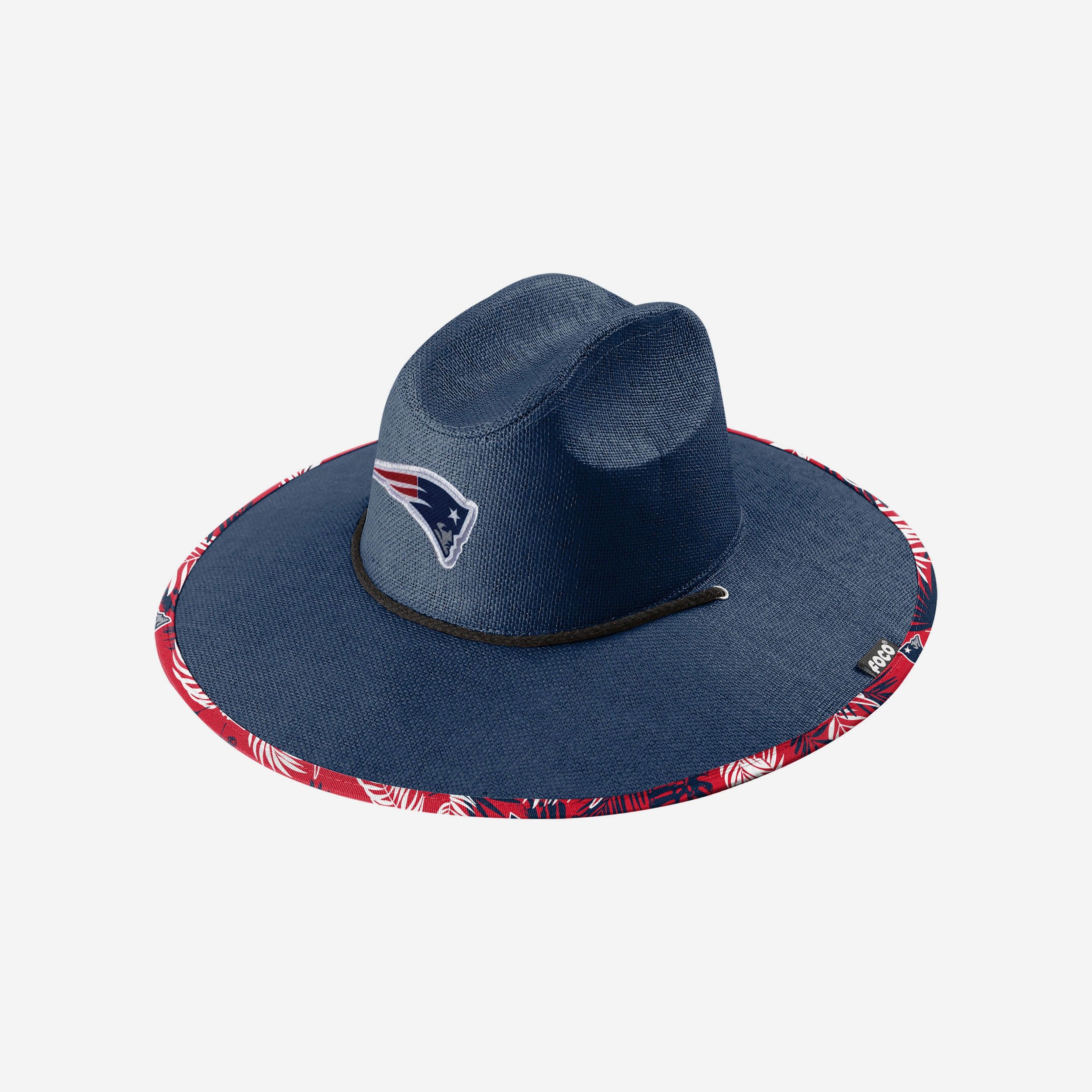 New England Patriots Stylish Team Color Straw Hat