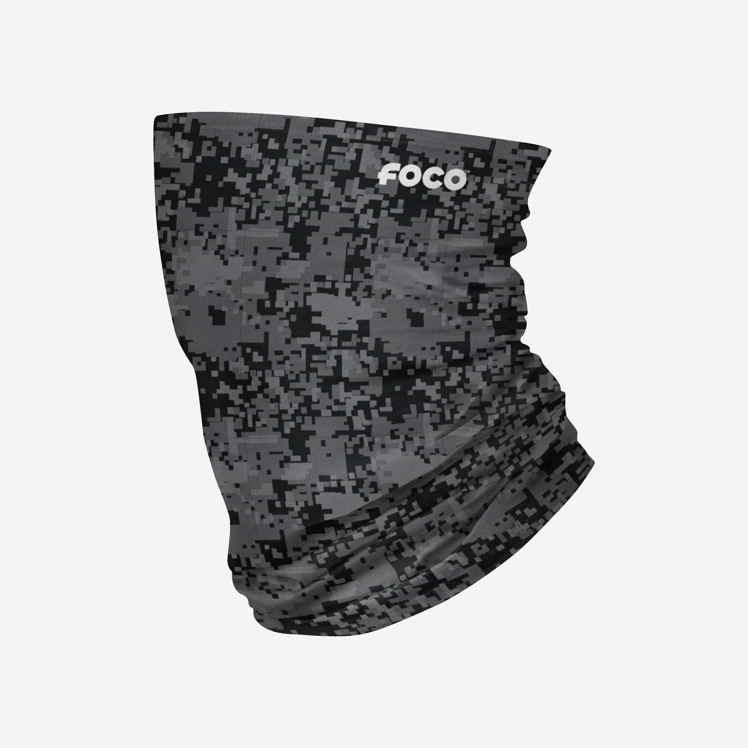 Stylish Black Digital Camo Polyfleece Gaiter Scarf - A Must-Have Accessory!