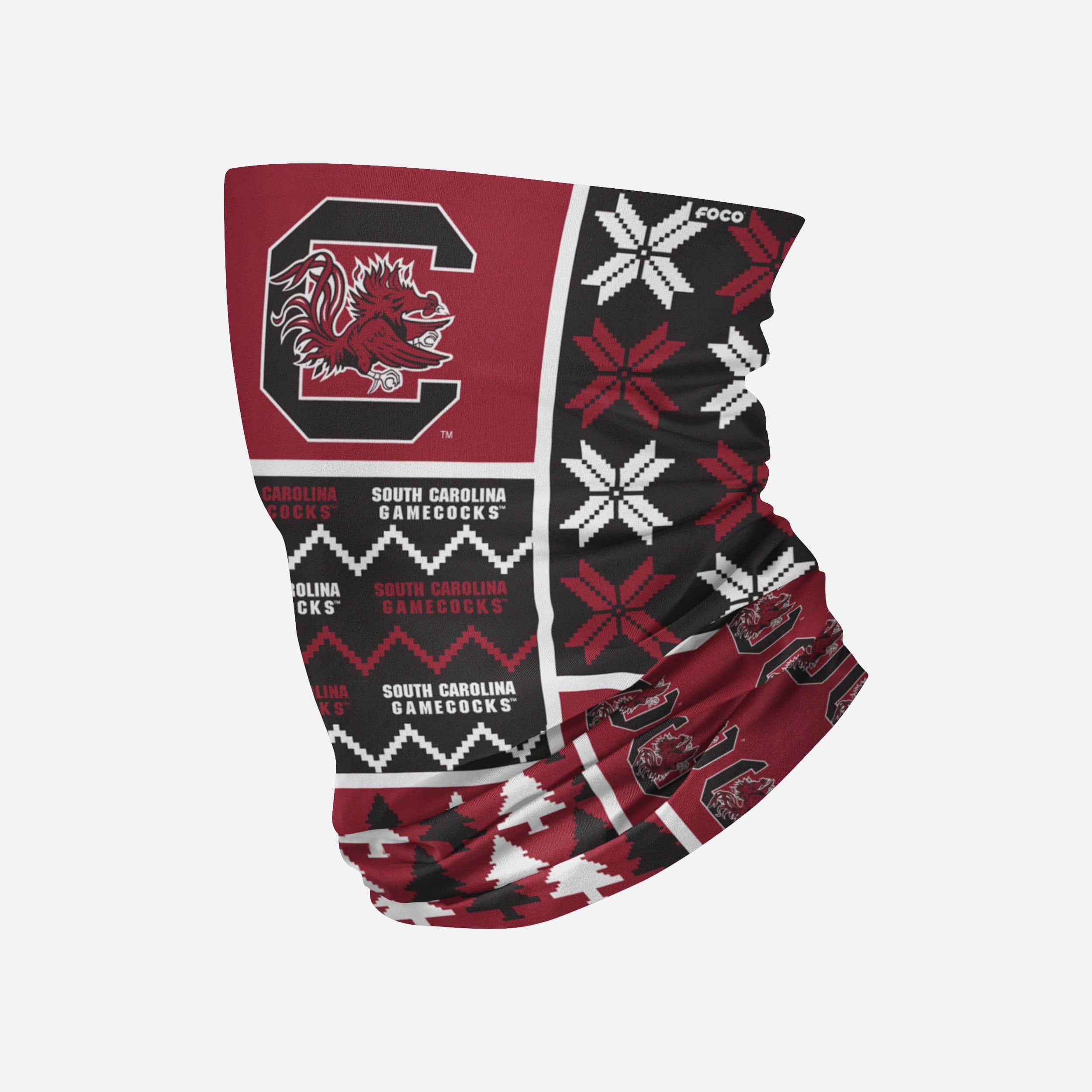 South Carolina Gamecocks Super Comfy Busy Block Gaiter Scarf