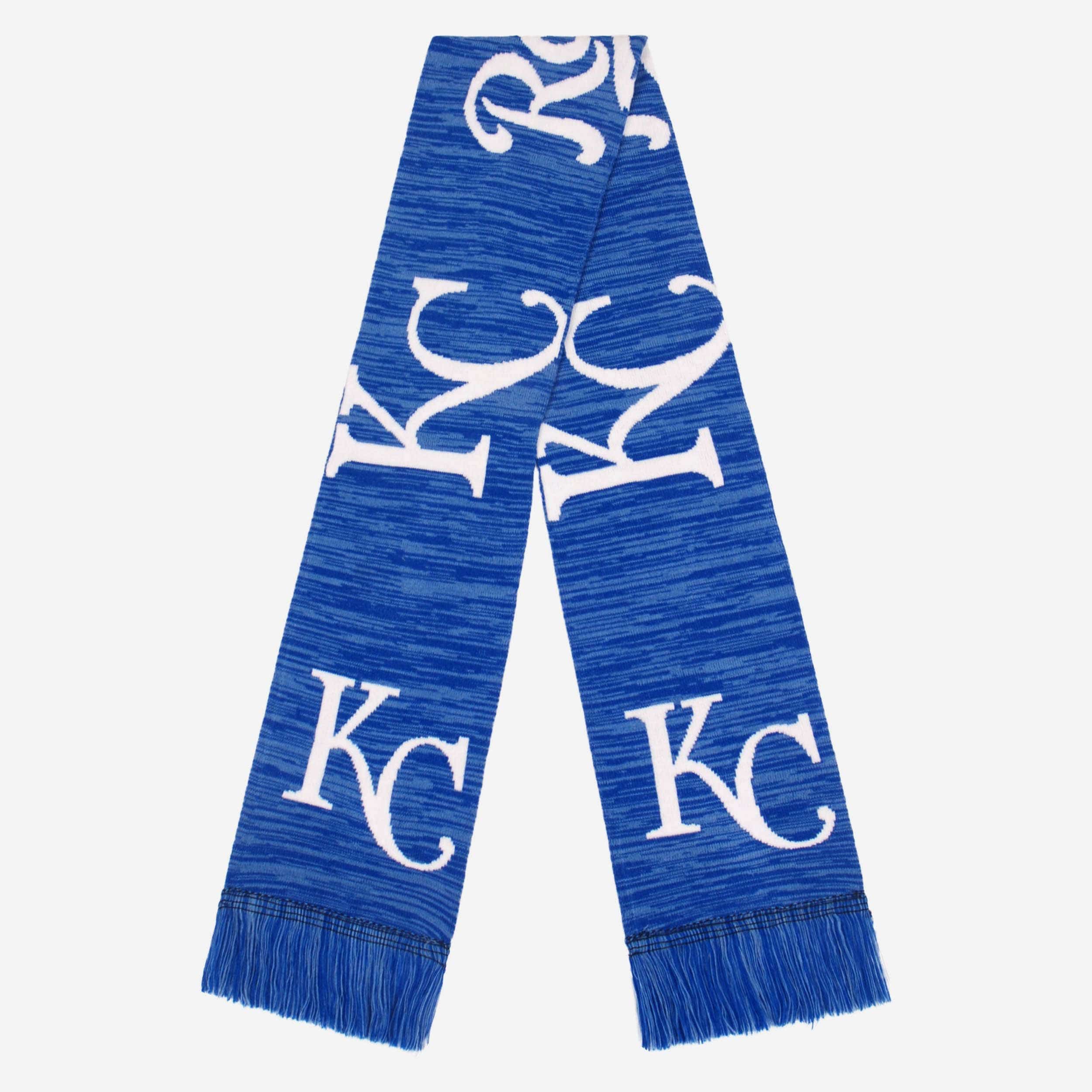 Kansas City Royals Wordmark Big Logo Colorblend Scarf - Stay Warm in Style!