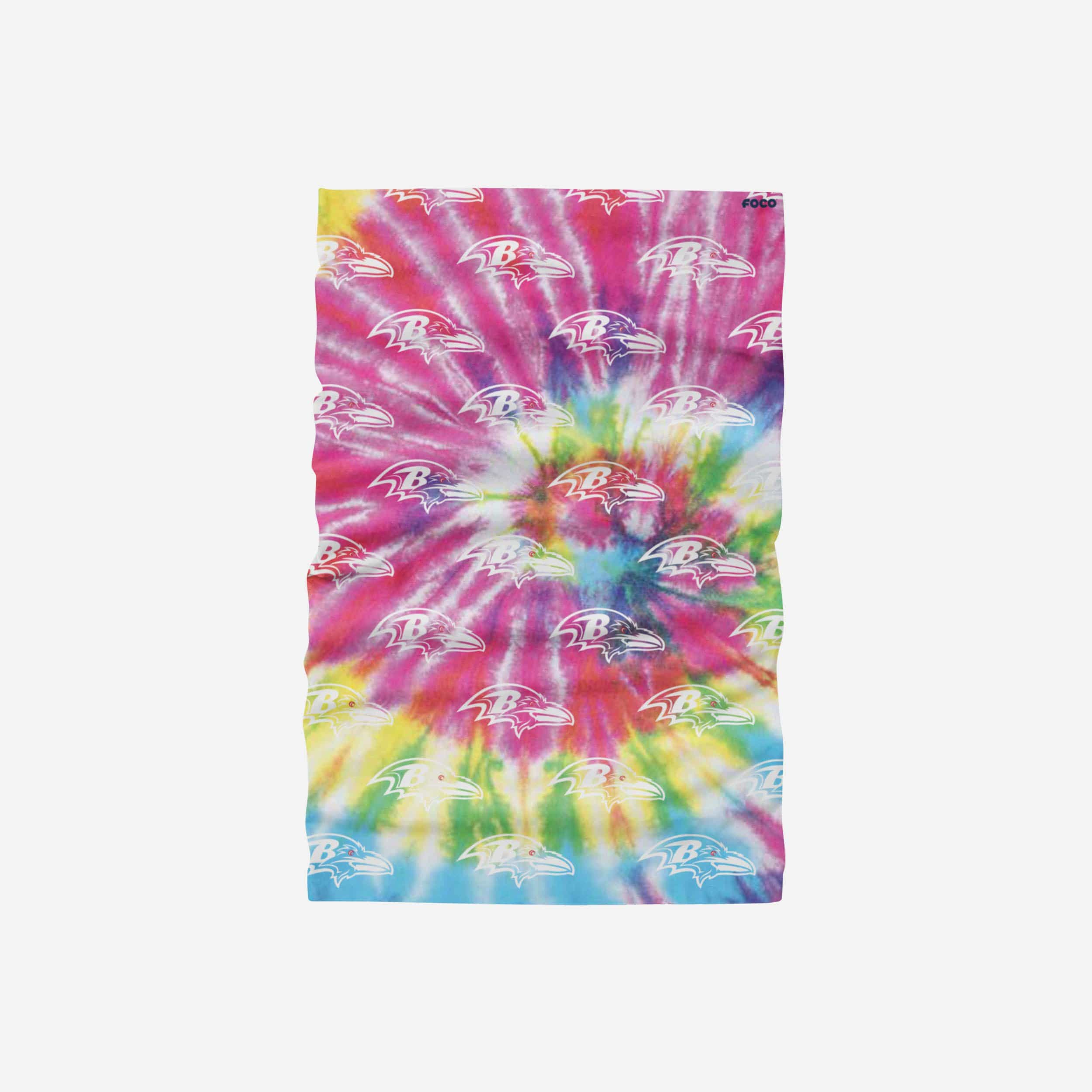 Baltimore Ravens Pastel Tie - Dye Multifunctional Gaiter Scarf: Show Your Team Spirit!
