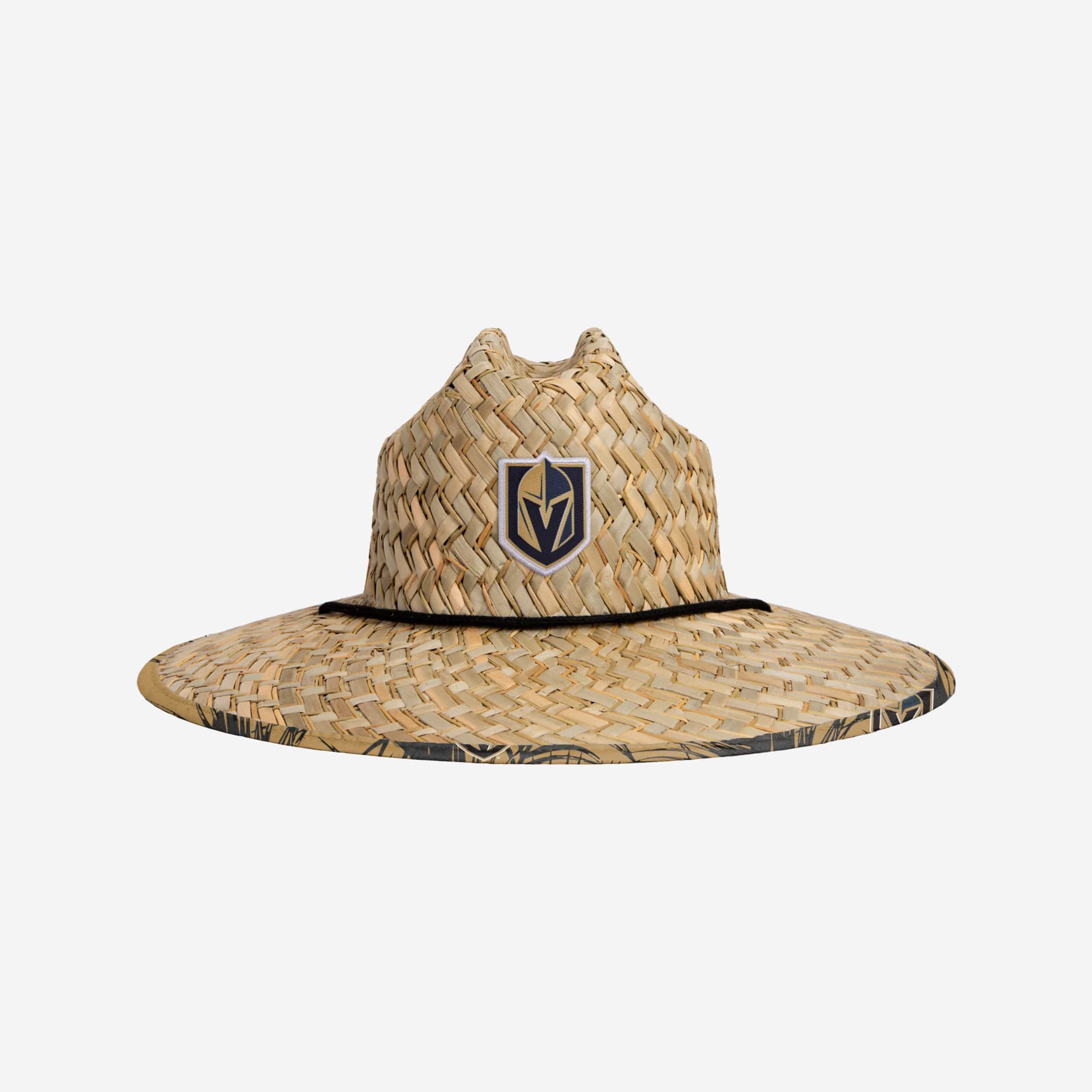Vegas Golden Knights Super Stylish Floral Straw Hat
