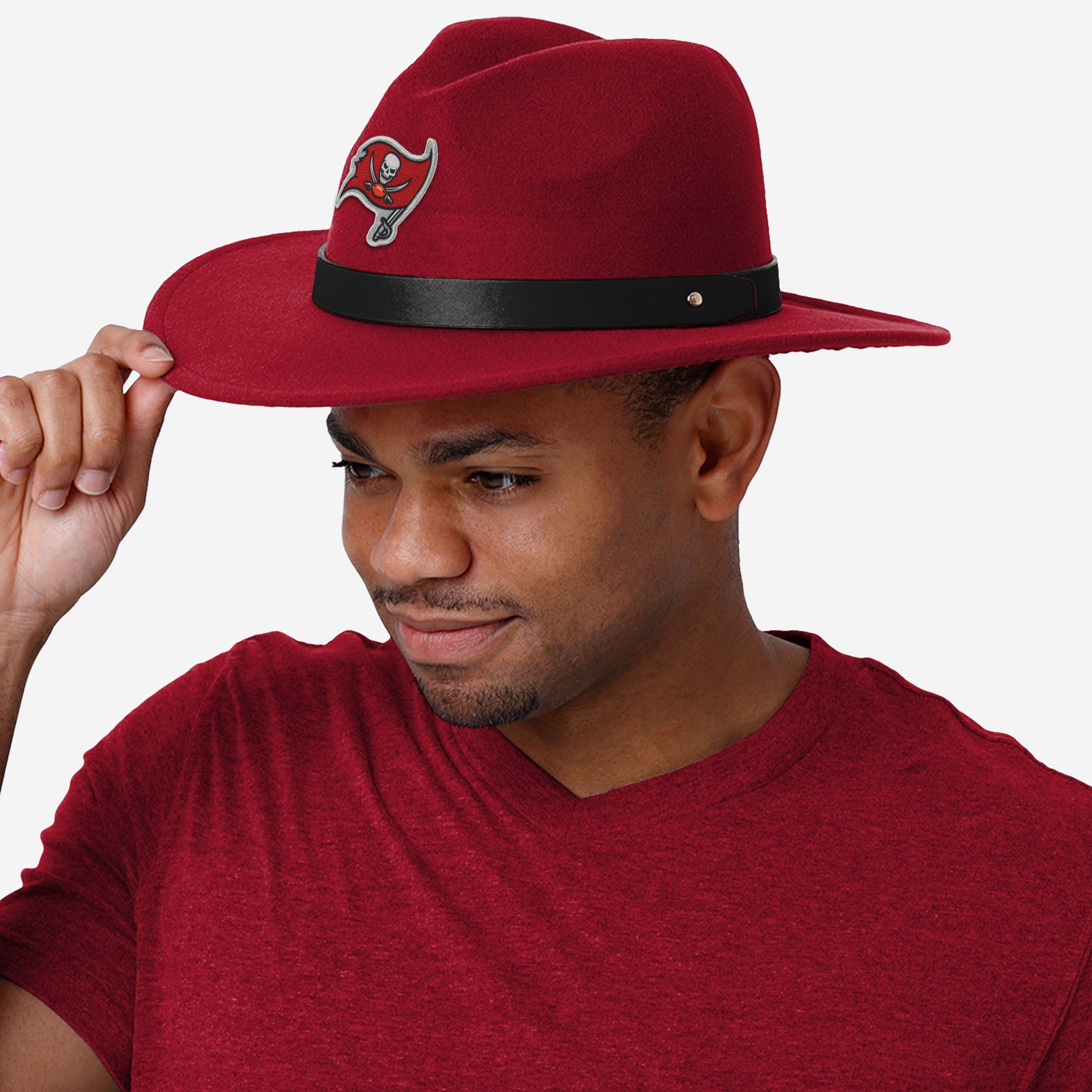 Tampa Bay Buccaneers Stylish Team Color Fedora
