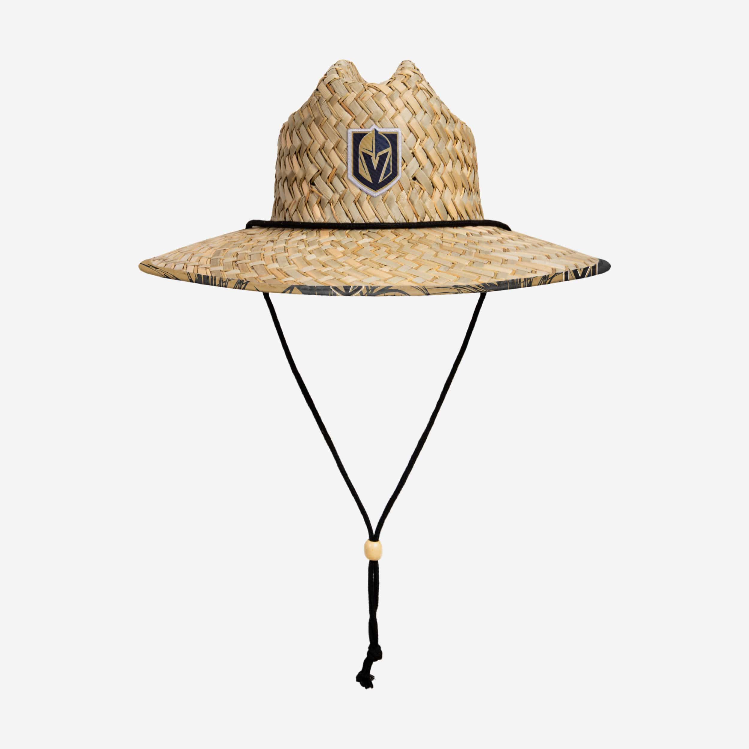 Vegas Golden Knights Super Stylish Floral Straw Hat