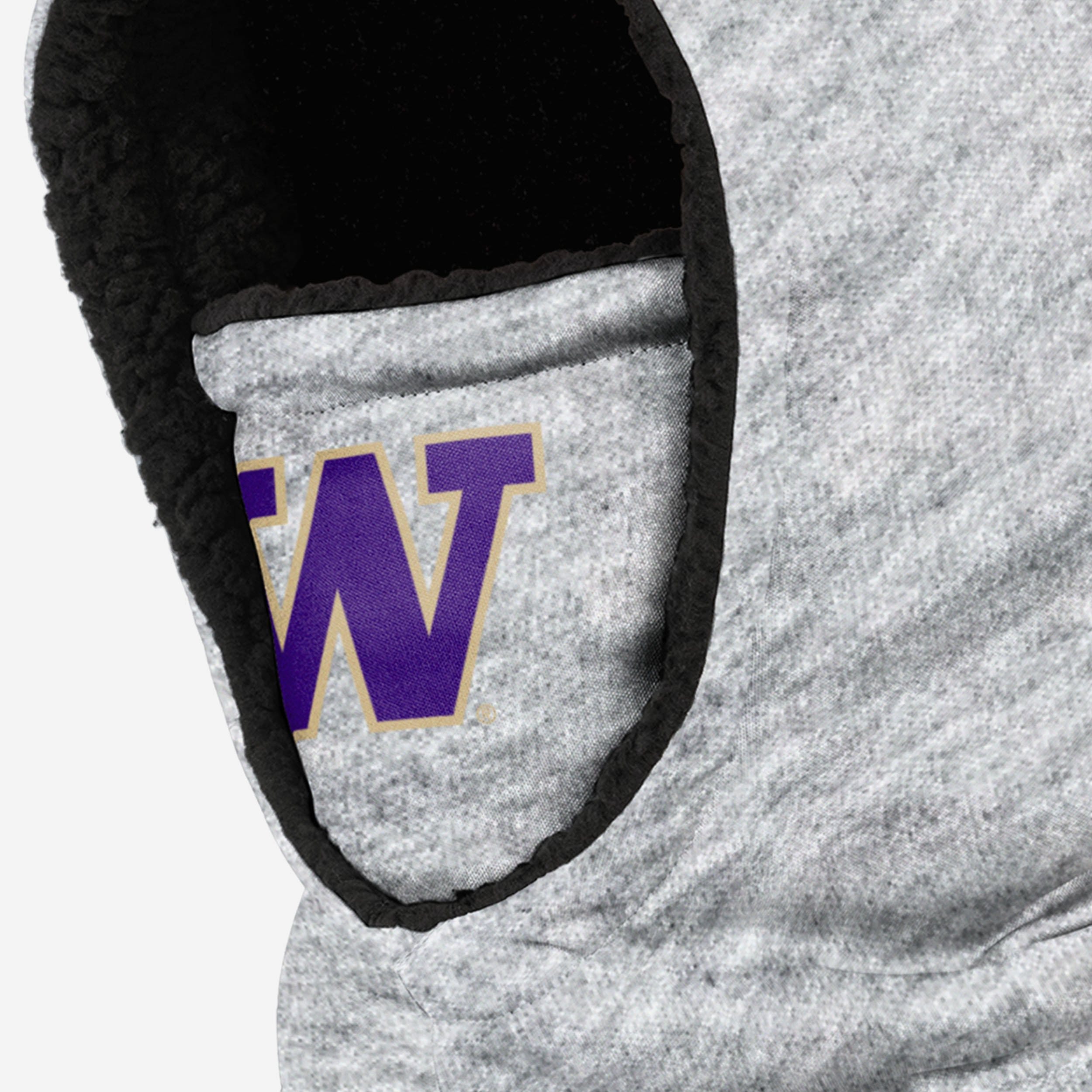 Washington Huskies Heather Grey Big Logo Hooded Gaiter - Your Ideal Cold-Weather Companion