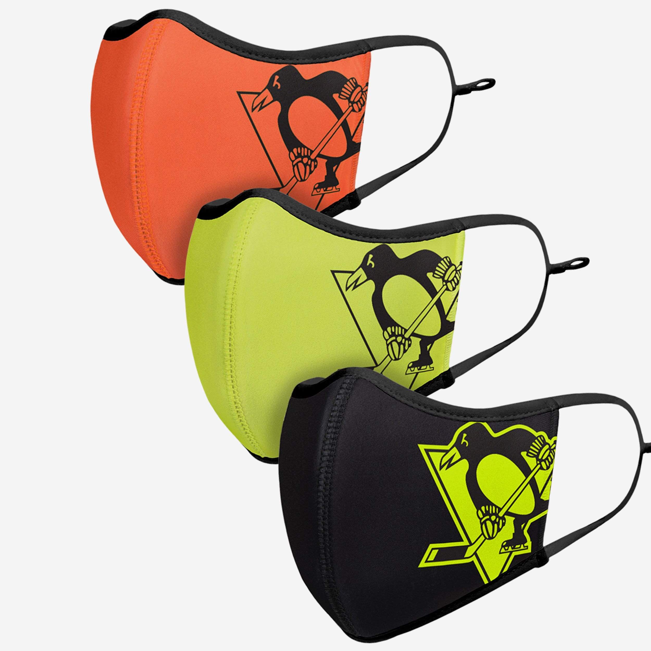 Pittsburgh Penguins 3-Pack Highlight Sports Face Covers