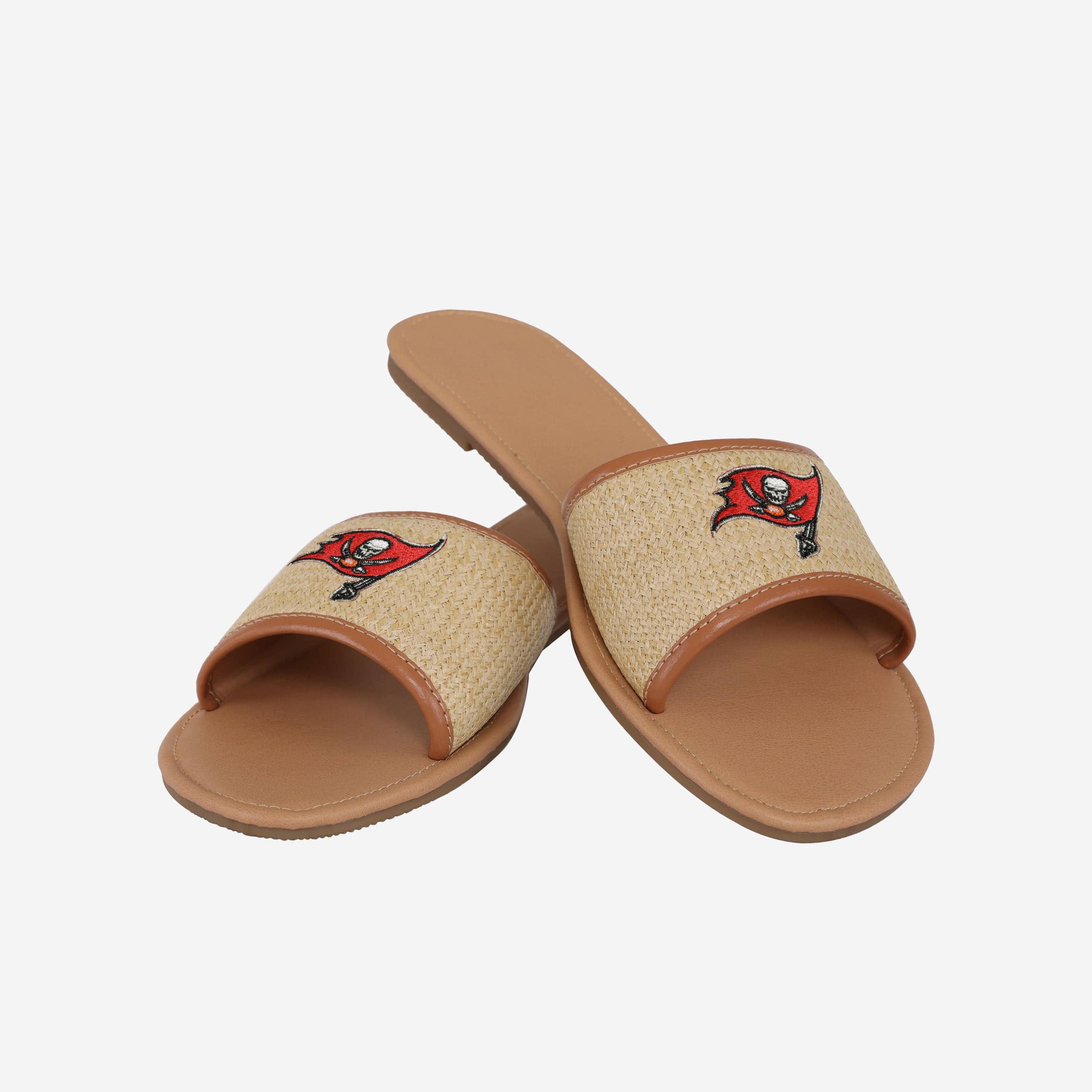 Tampa Bay Buccaneers Women's Stylish Straw Slides