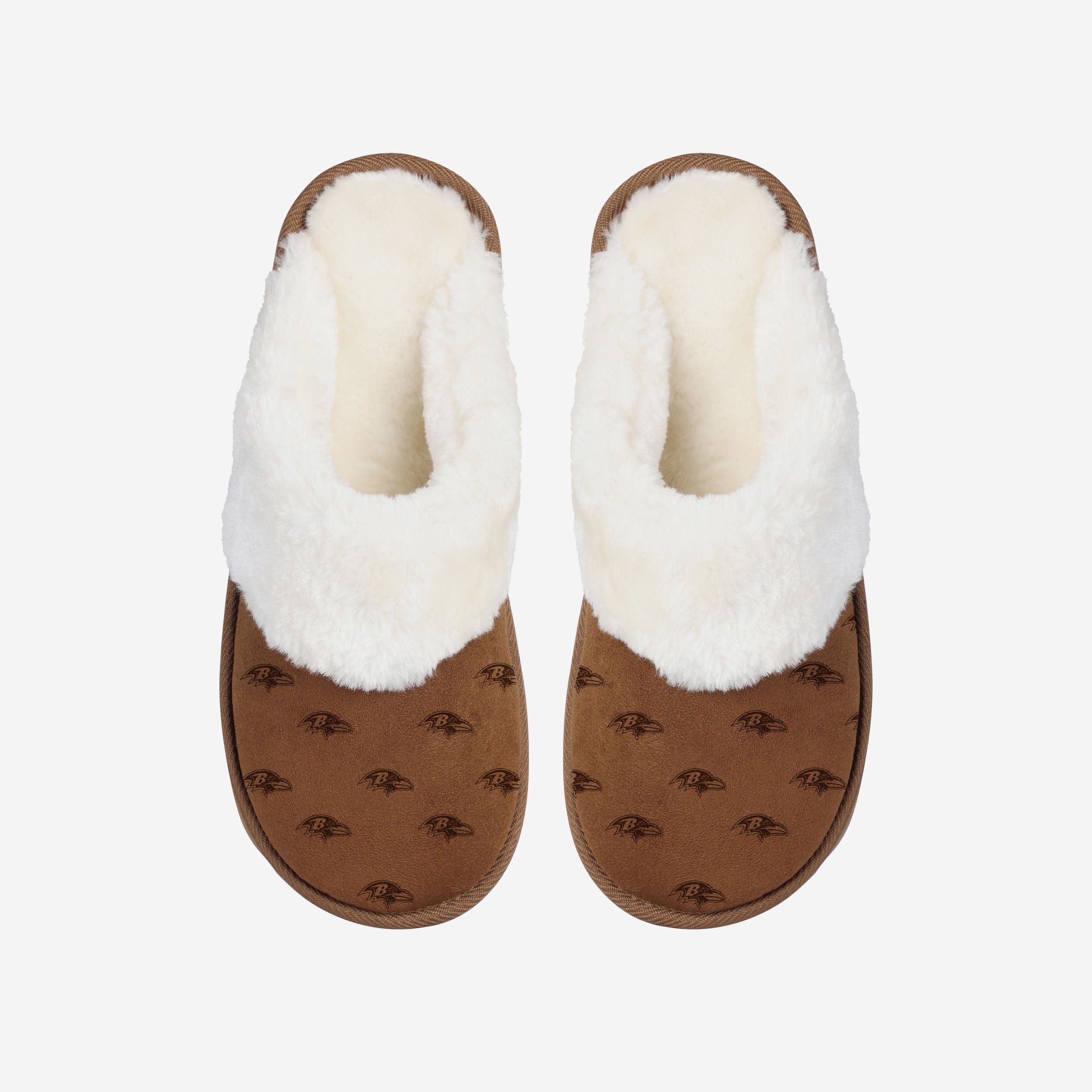 Baltimore Ravens Women's Stylish Repeat Logo Moccasin Slippers