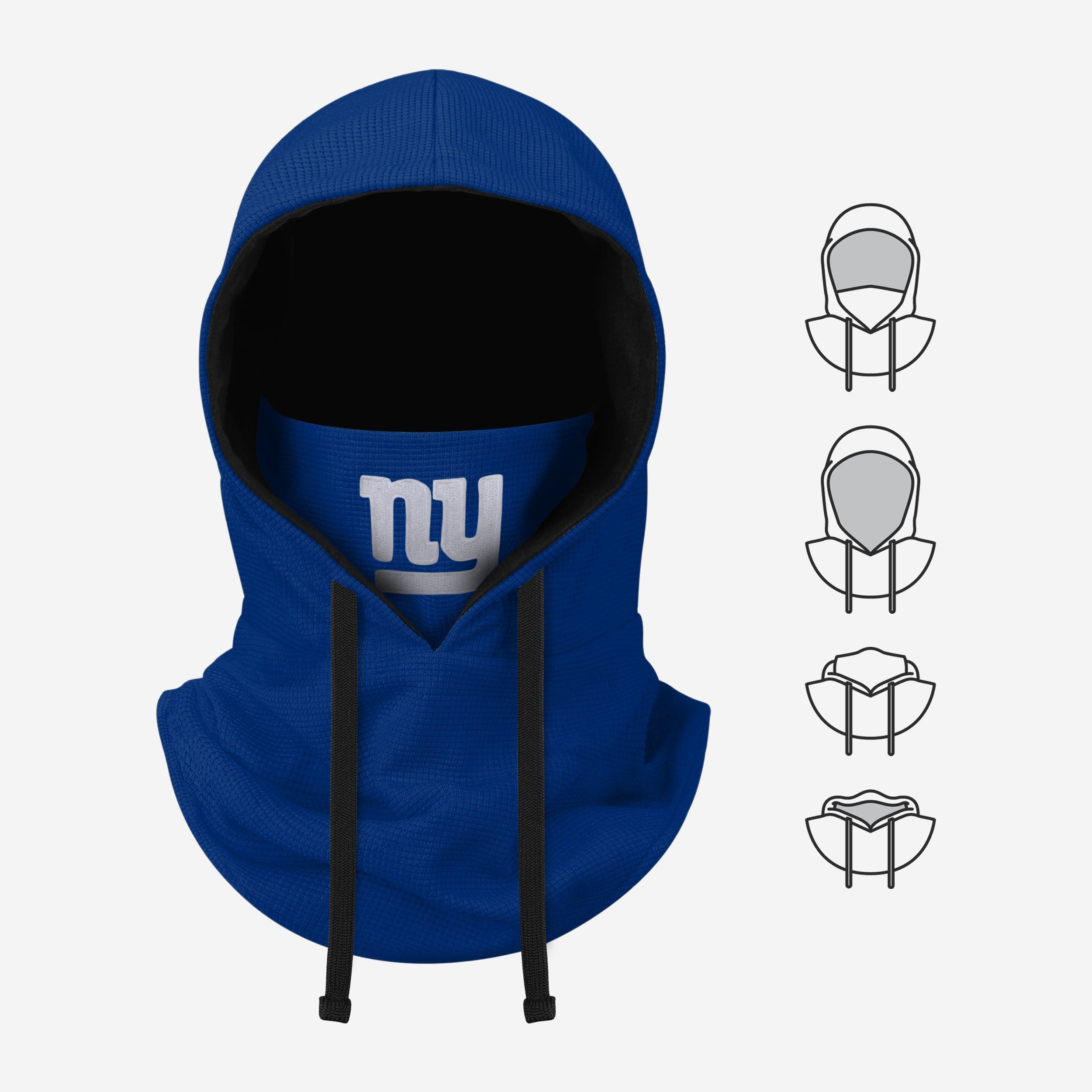 New York Giants Waffle Drawstring Hooded Gaiter - Your Ultimate Winter Gear