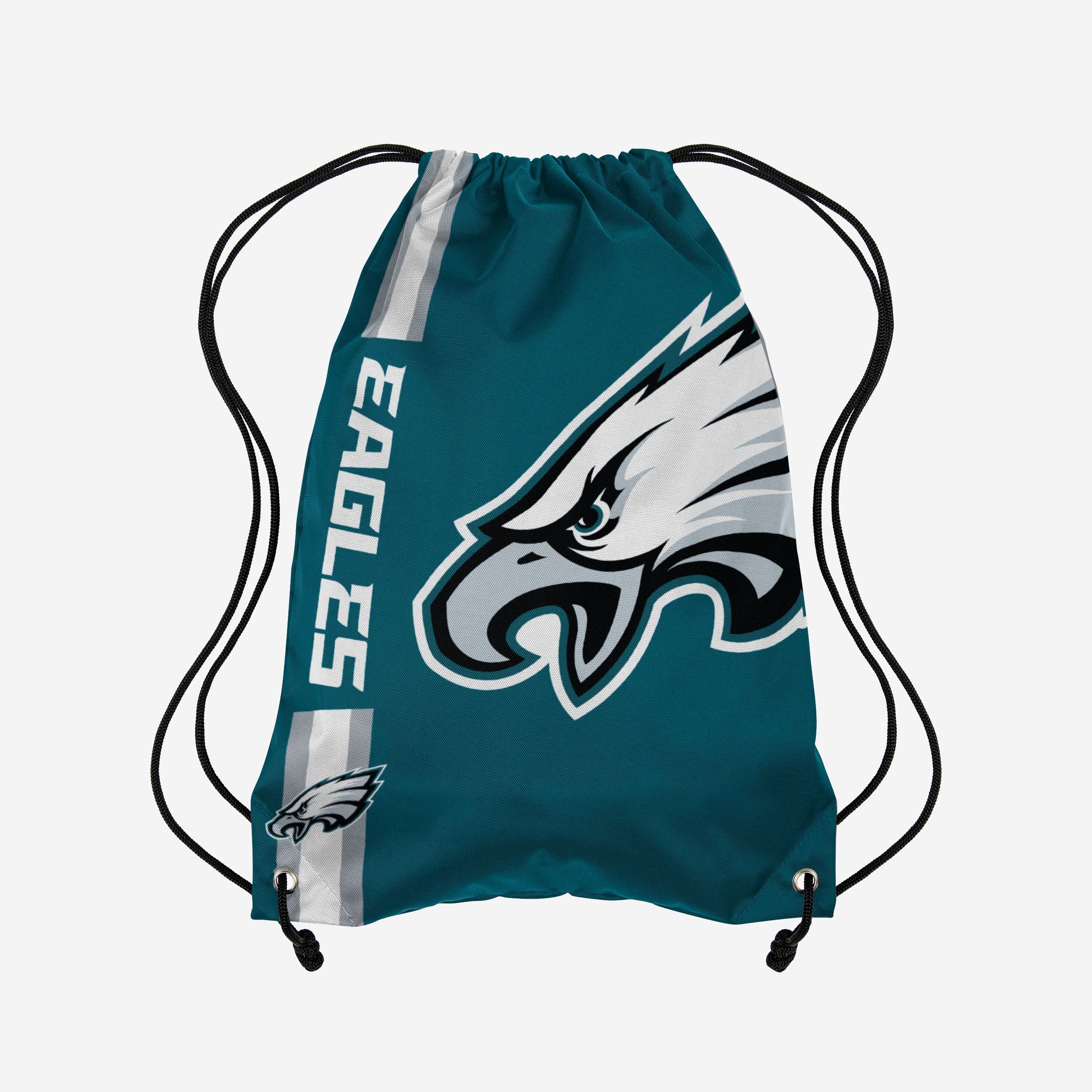 Philadelphia Eagles Big Logo Drawstring Backpack - Show Your Team Spirit!