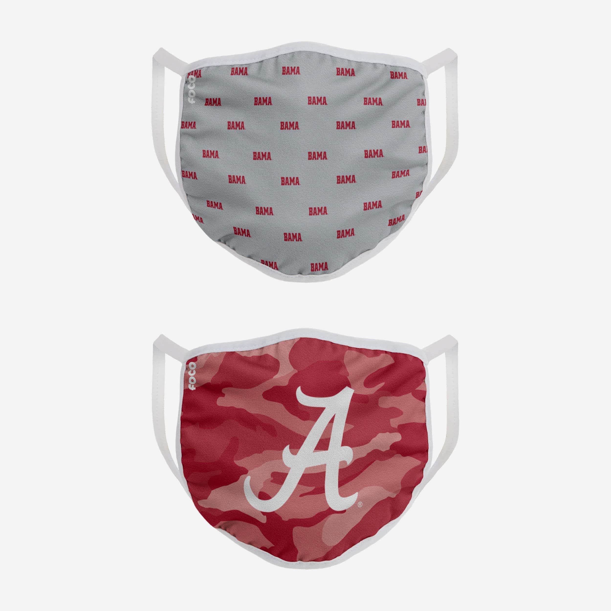 Alabama Crimson Tide 2-Pack Face Cover - Show Your Team Spirit!