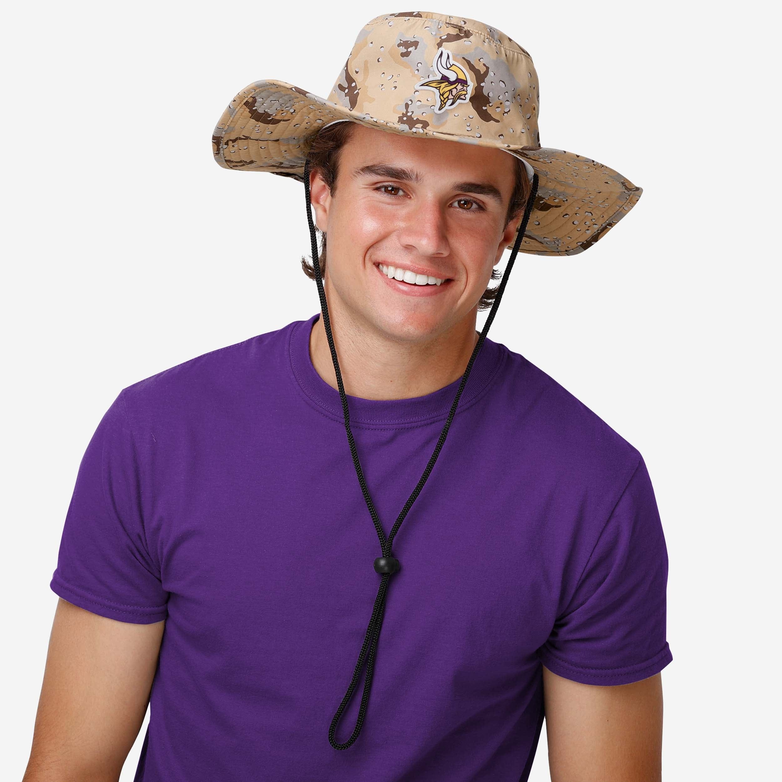 Minnesota Vikings Dark Desert Camo Stylish Boonie Hat