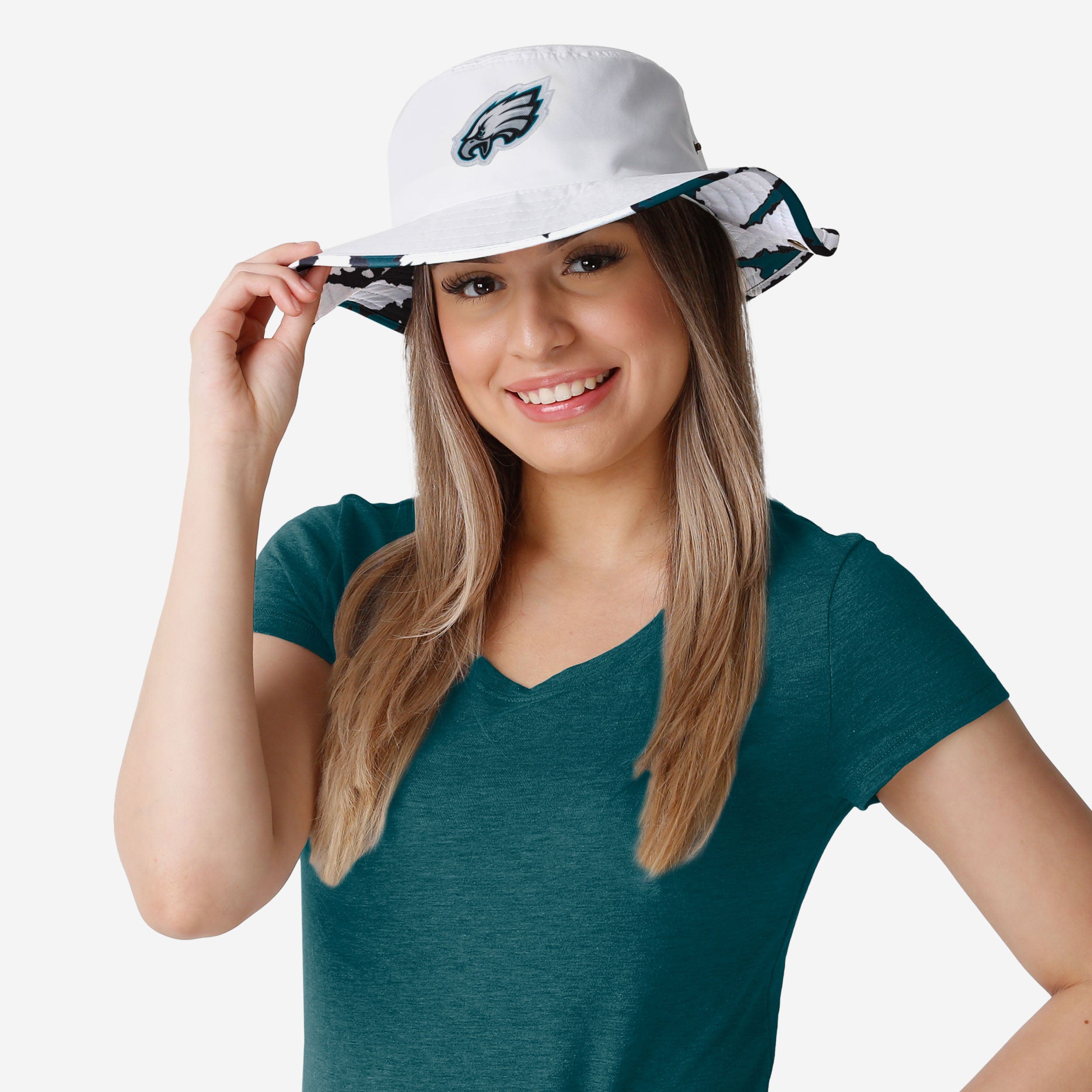 Philadelphia Eagles Women's Stunning White Hybrid Boonie Hat