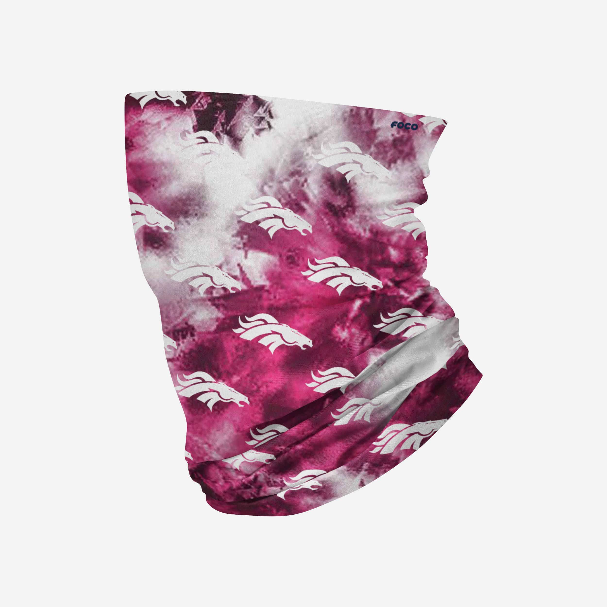 Denver Broncos Pink Tie - Dye Gaiter Scarf: A Fashionable Team Essential