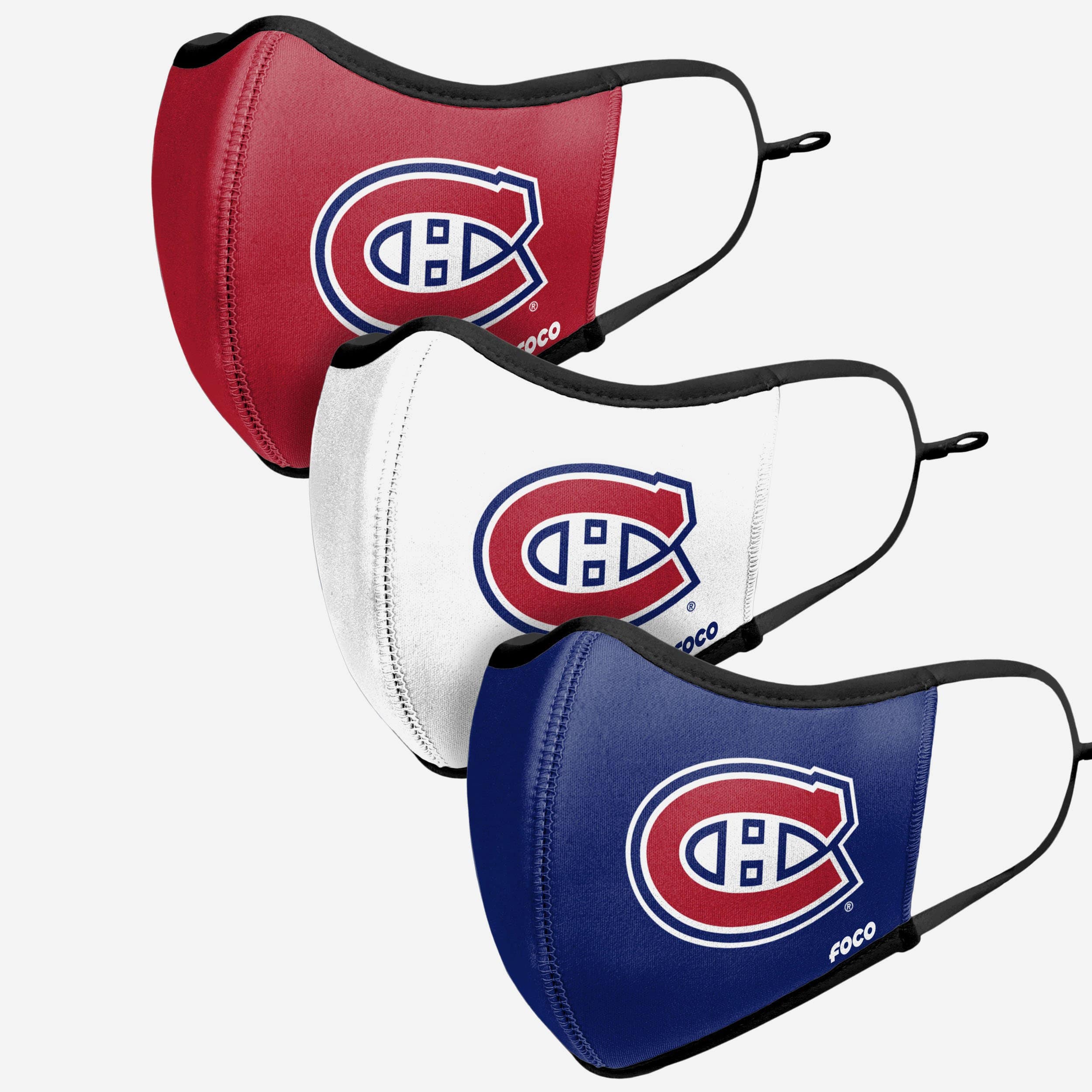 Montreal Canadiens Sports 3-Pack Face Cover - Show Your Team Spirit!