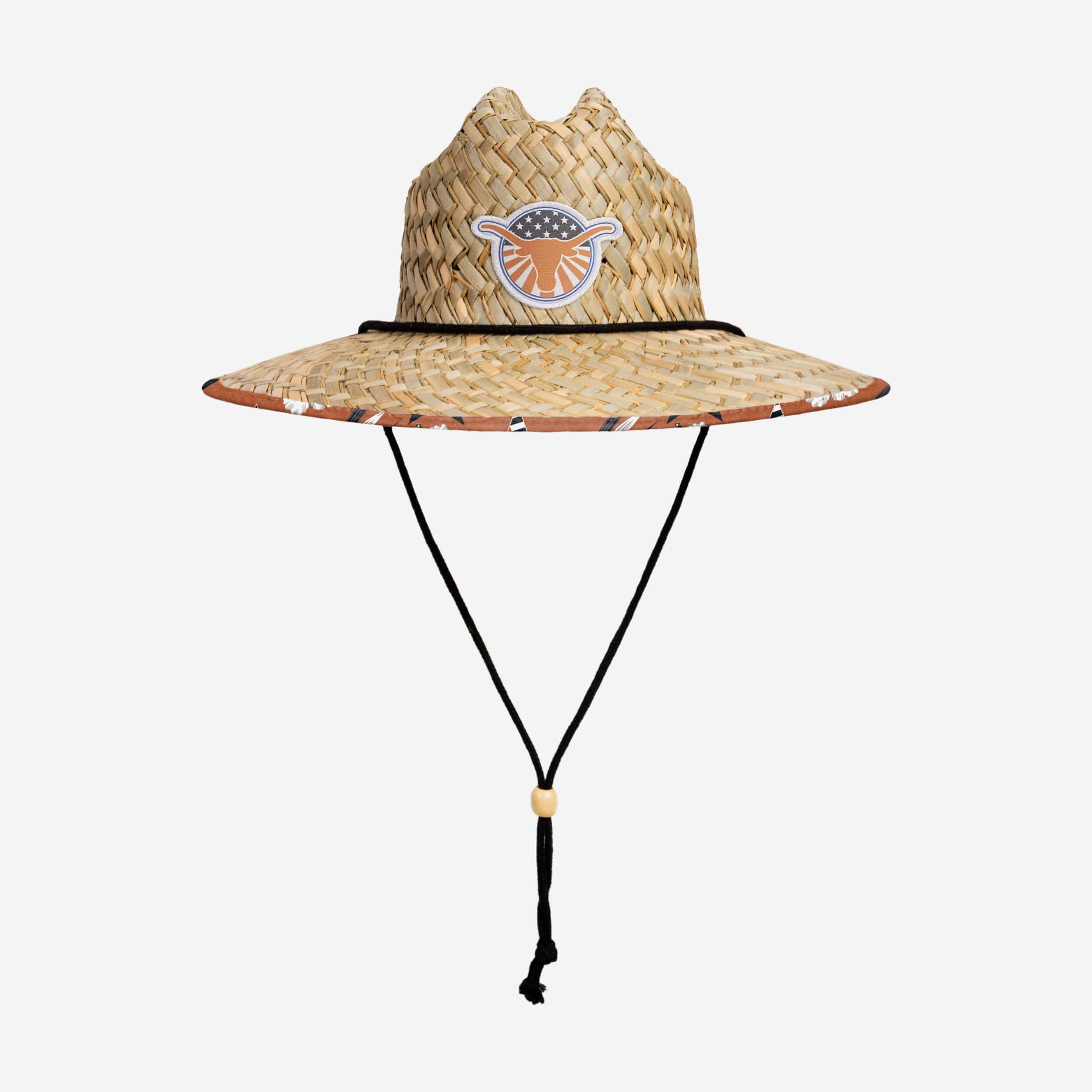 Sizzlin' Texas Longhorns Americana Straw Hat for Hot Summers